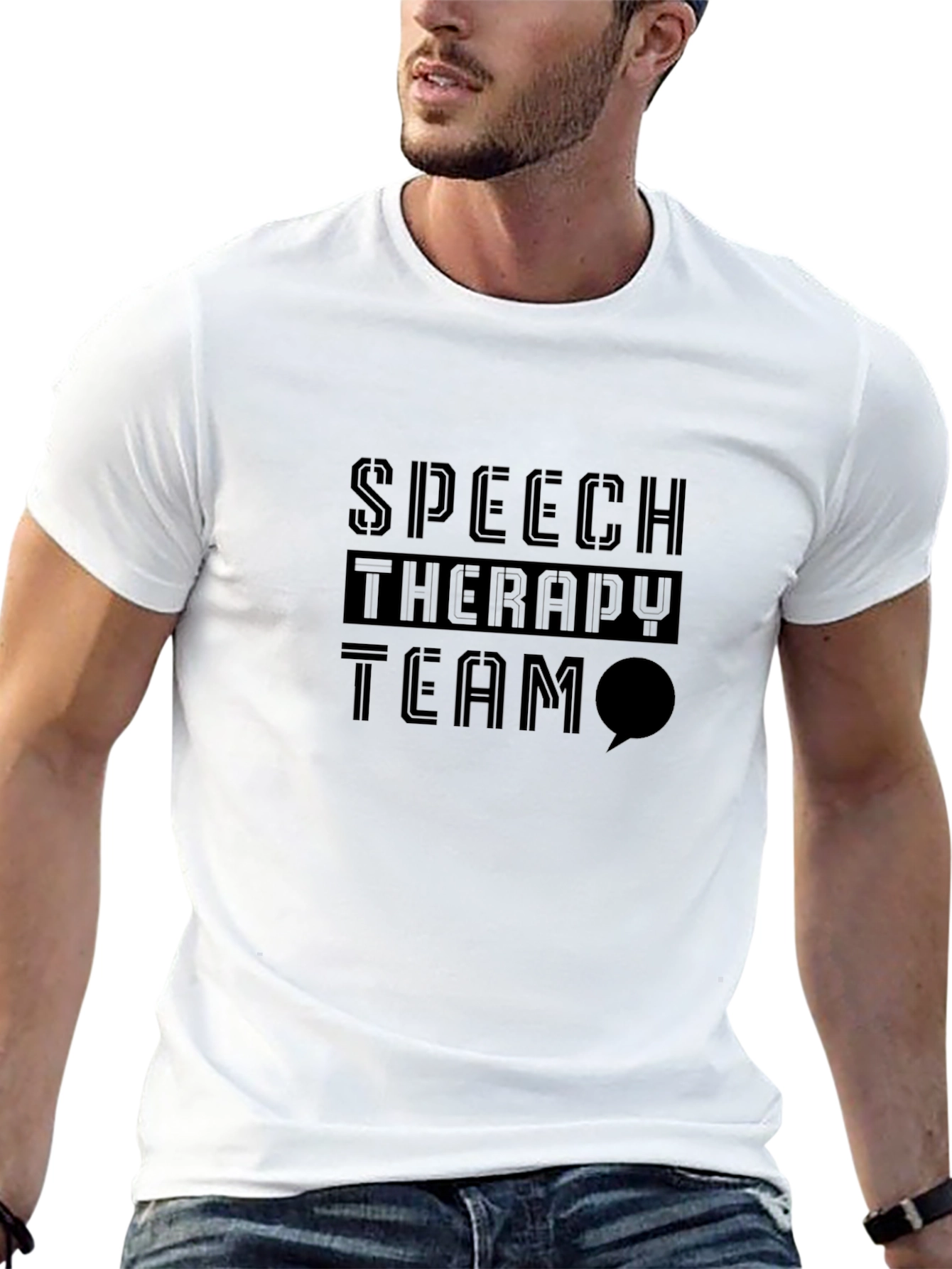 Speech Therapy Team T-Shirt - Black