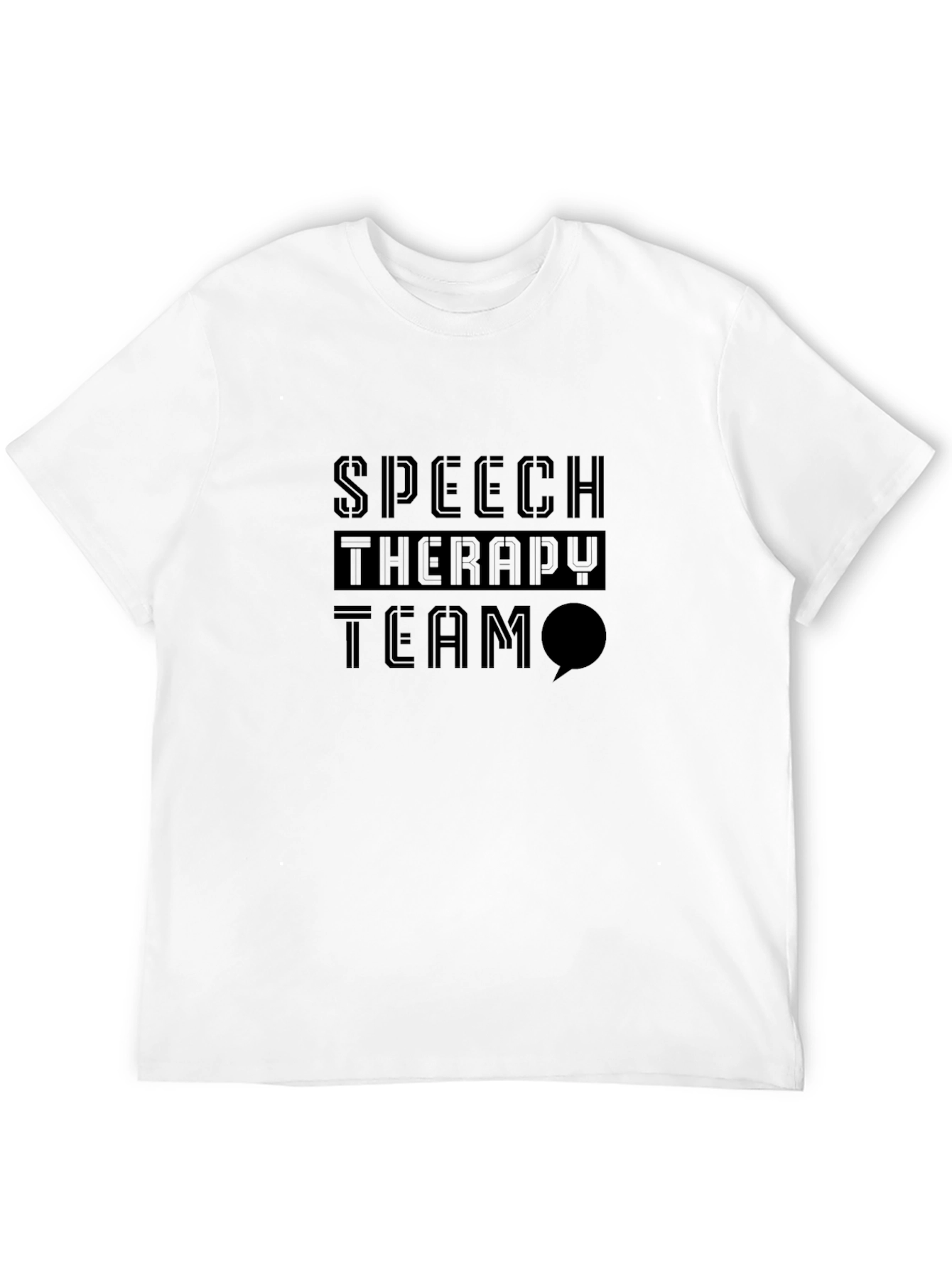 Speech Therapy Team T-Shirt - Black
