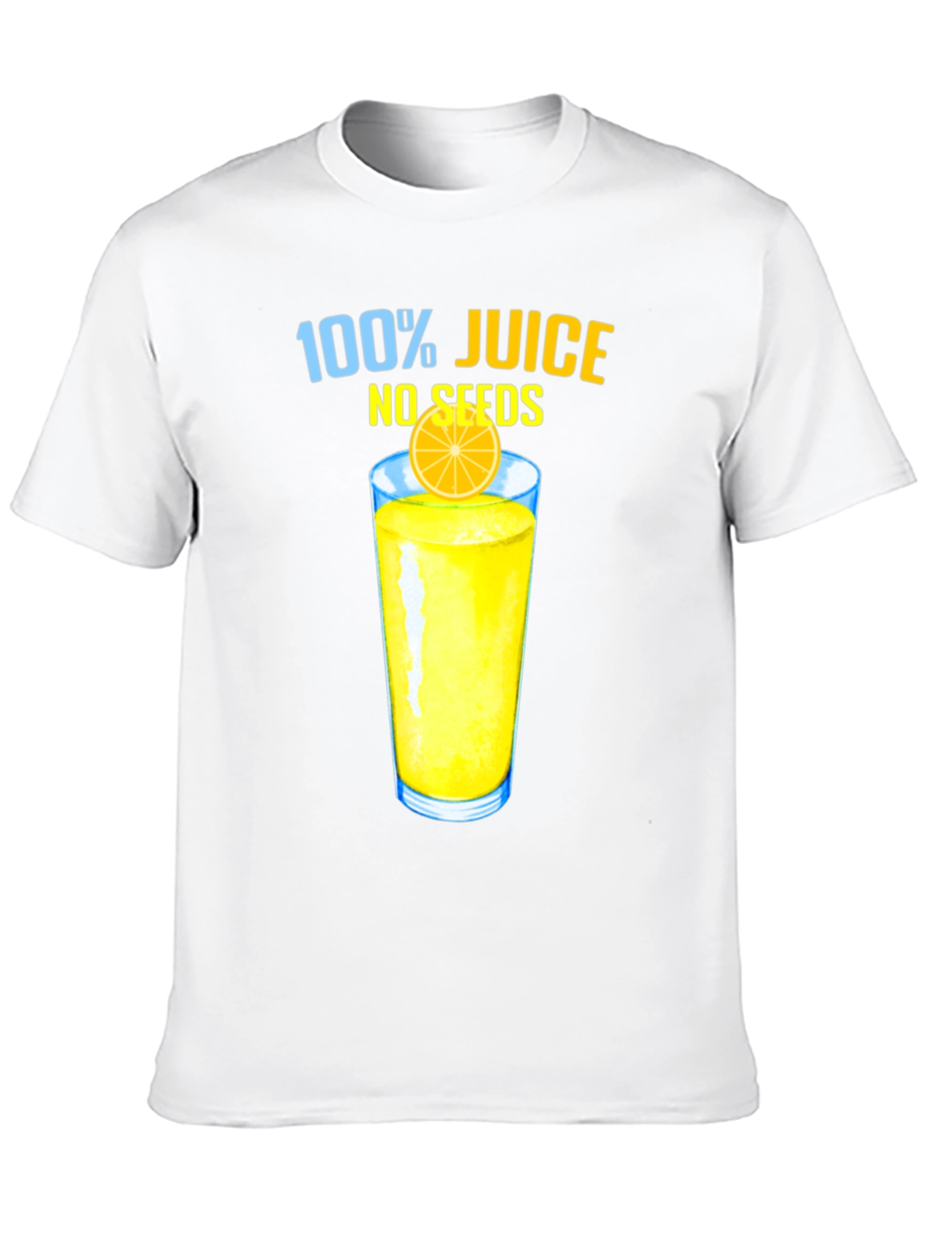 100% Juice No Seeds Black Graphic Tee
