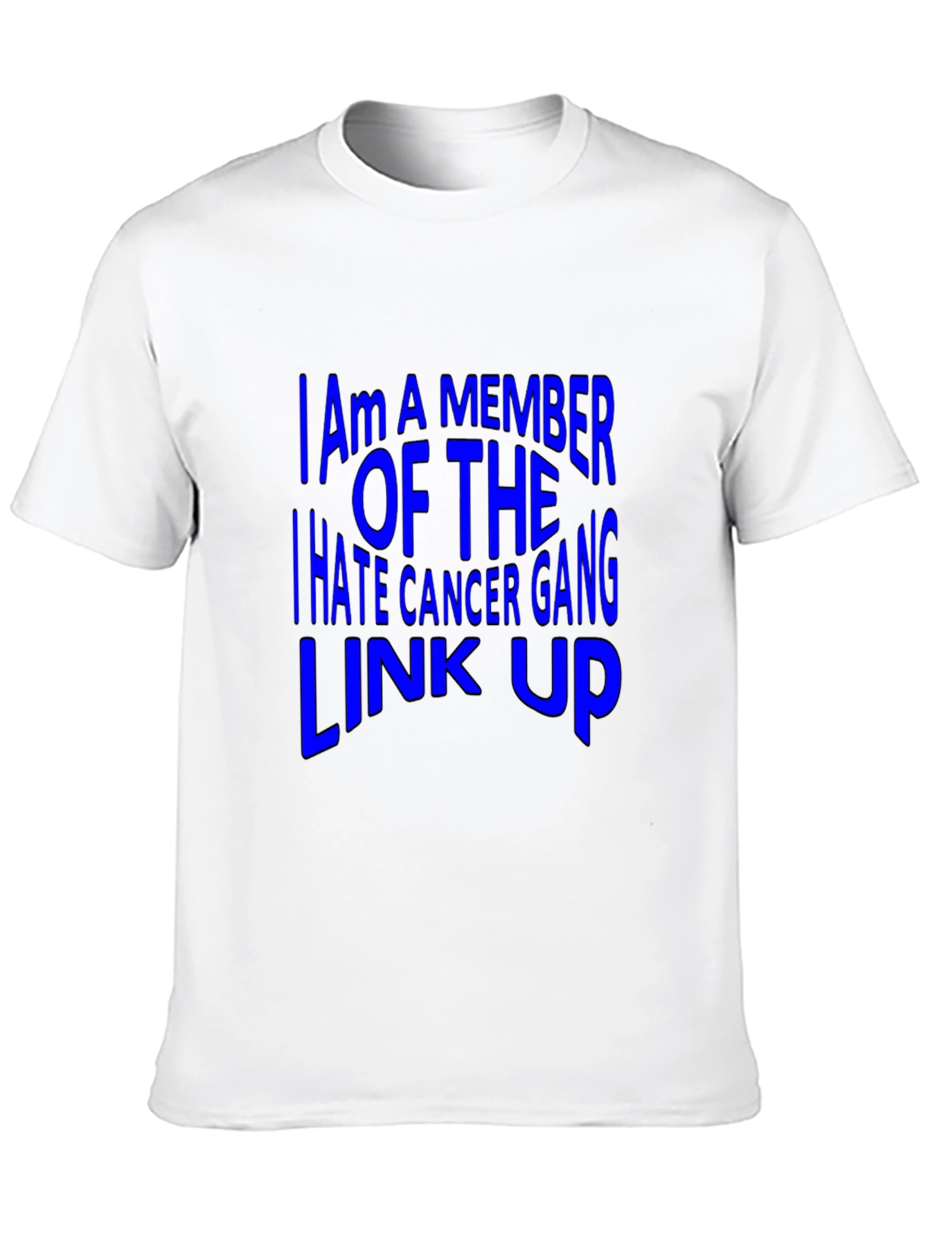 I Hate Cancer Gang Link Up Black T-Shirt