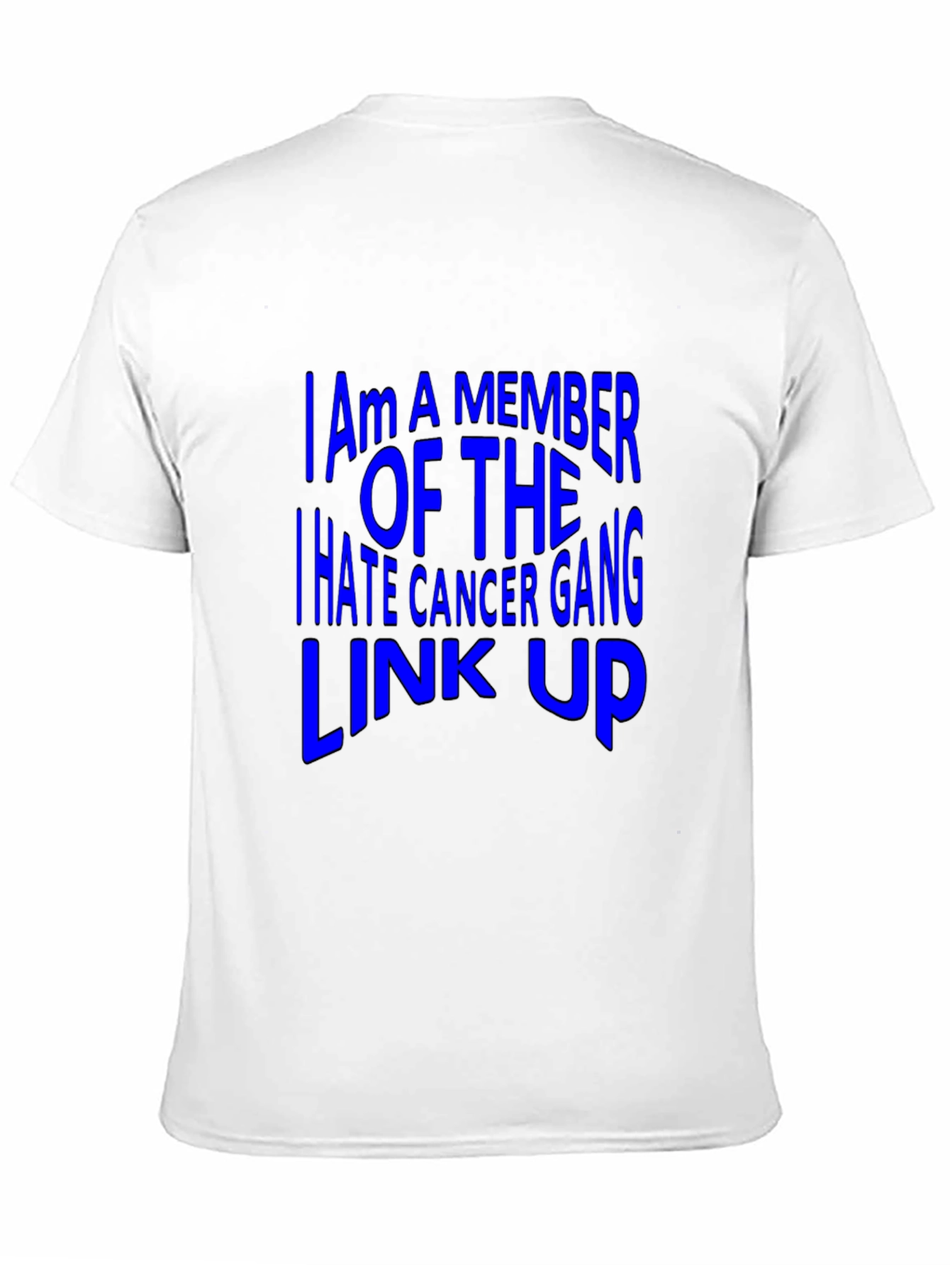 I Hate Cancer Gang Link Up Black T-Shirt