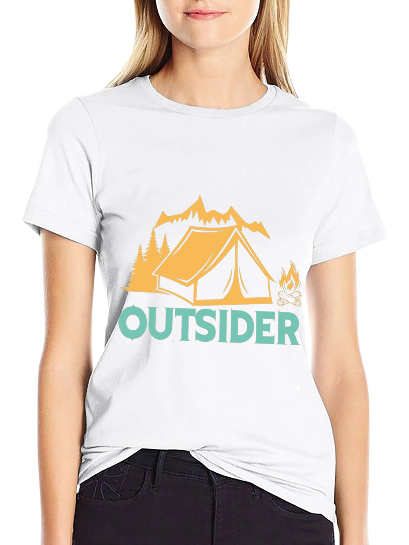Outsider Camping Graphic Tee - Adventure Awaits