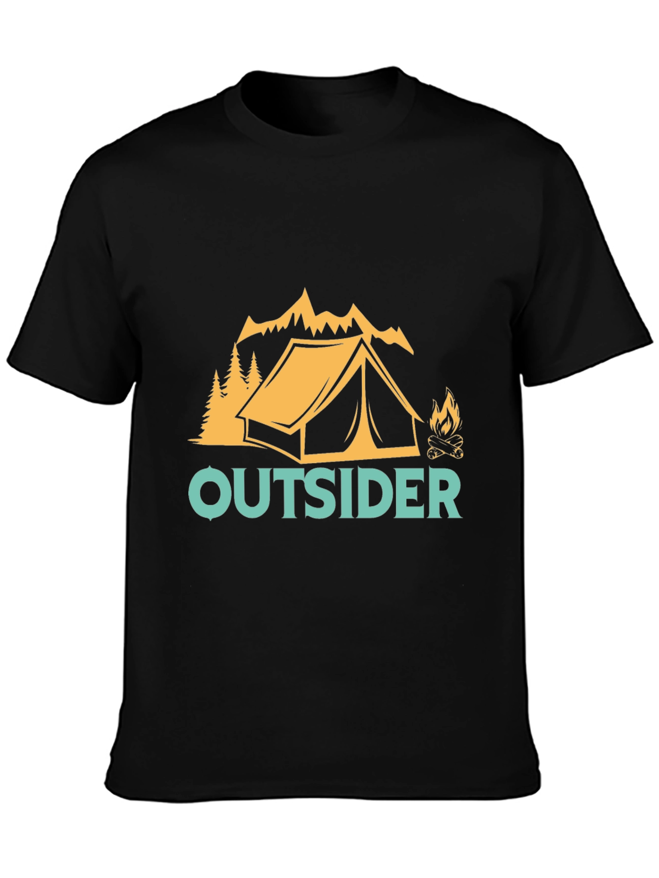 Outsider Camping Graphic Tee - Adventure Awaits