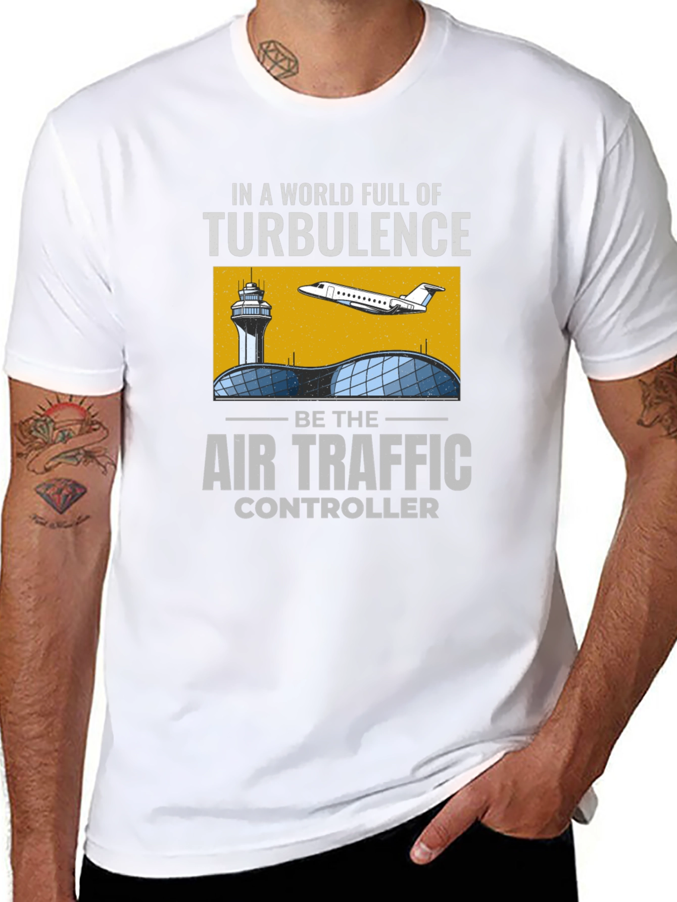 Air Traffic Controller T-Shirt - Turbulence Design
