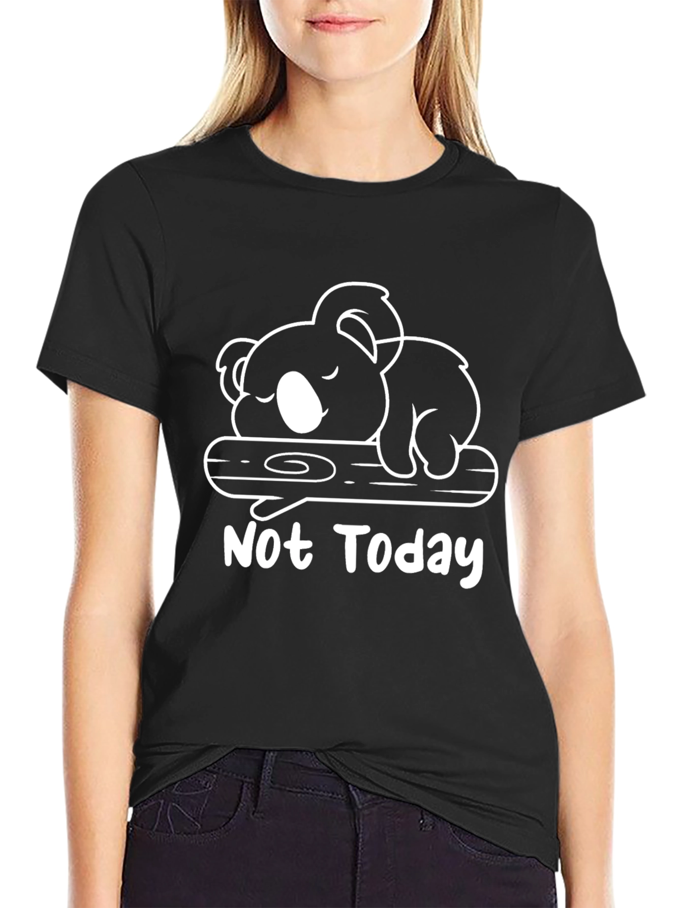 Not Today Koala Graphic T-Shirt
