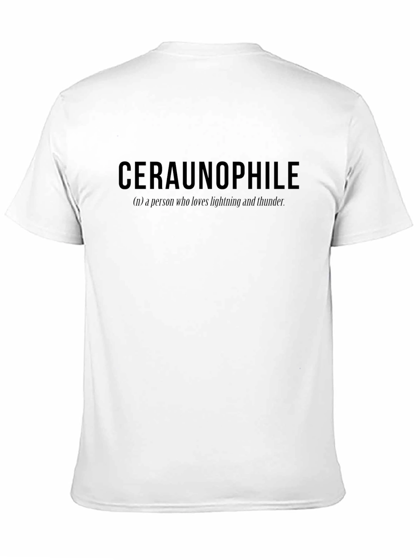 Ceraunophile T-Shirt - Lightning and Thunder Lover Tee