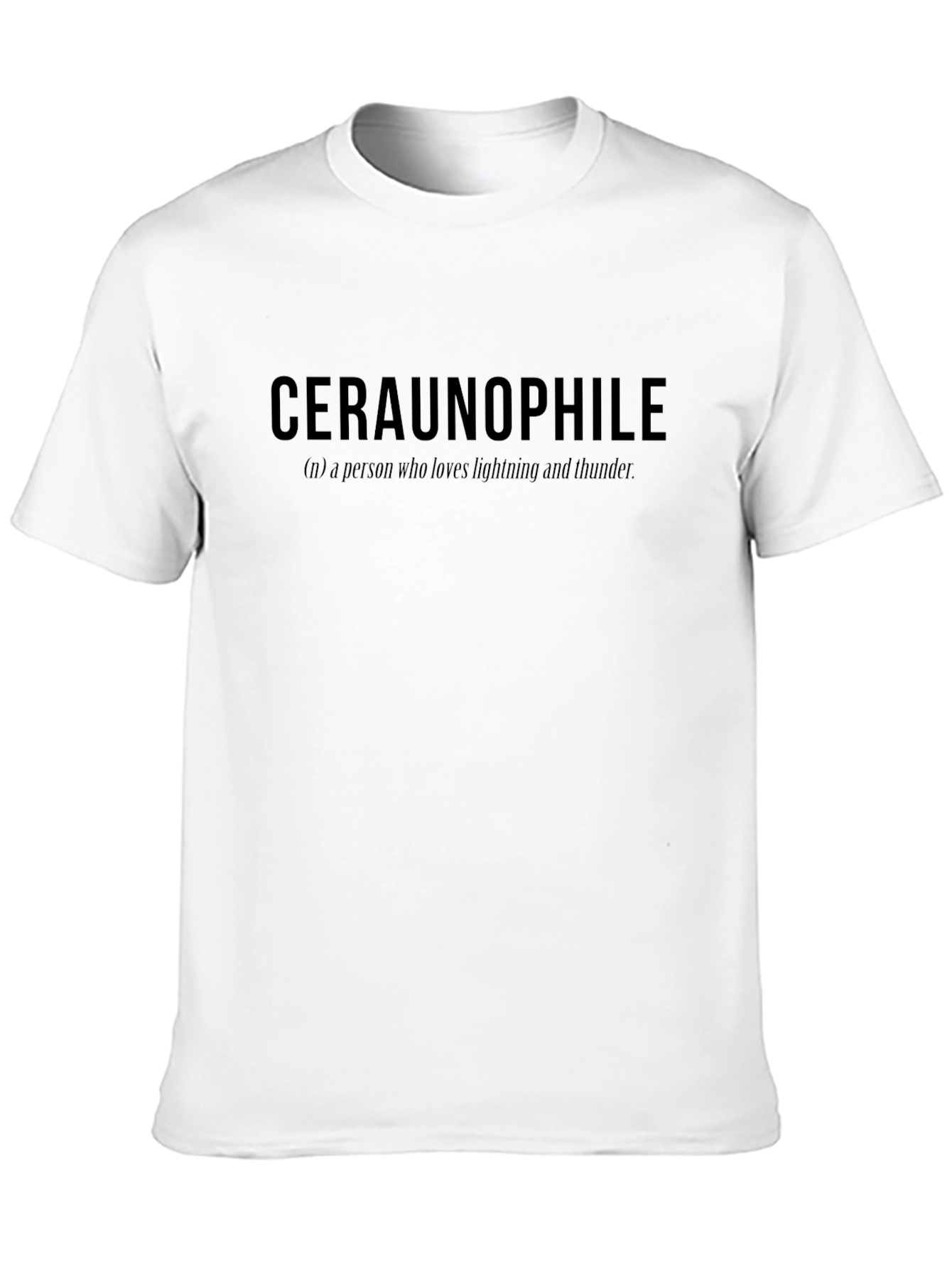 Ceraunophile T-Shirt - Lightning and Thunder Lover Tee