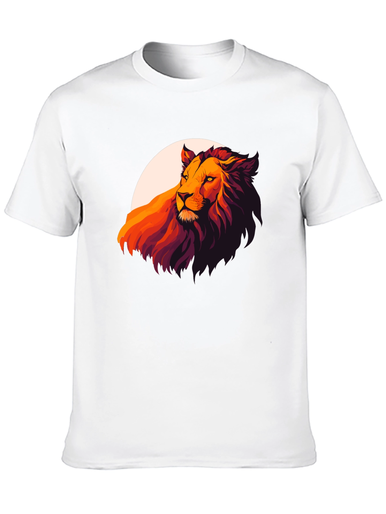 Lion Graphic Tee - Bold Animal Print