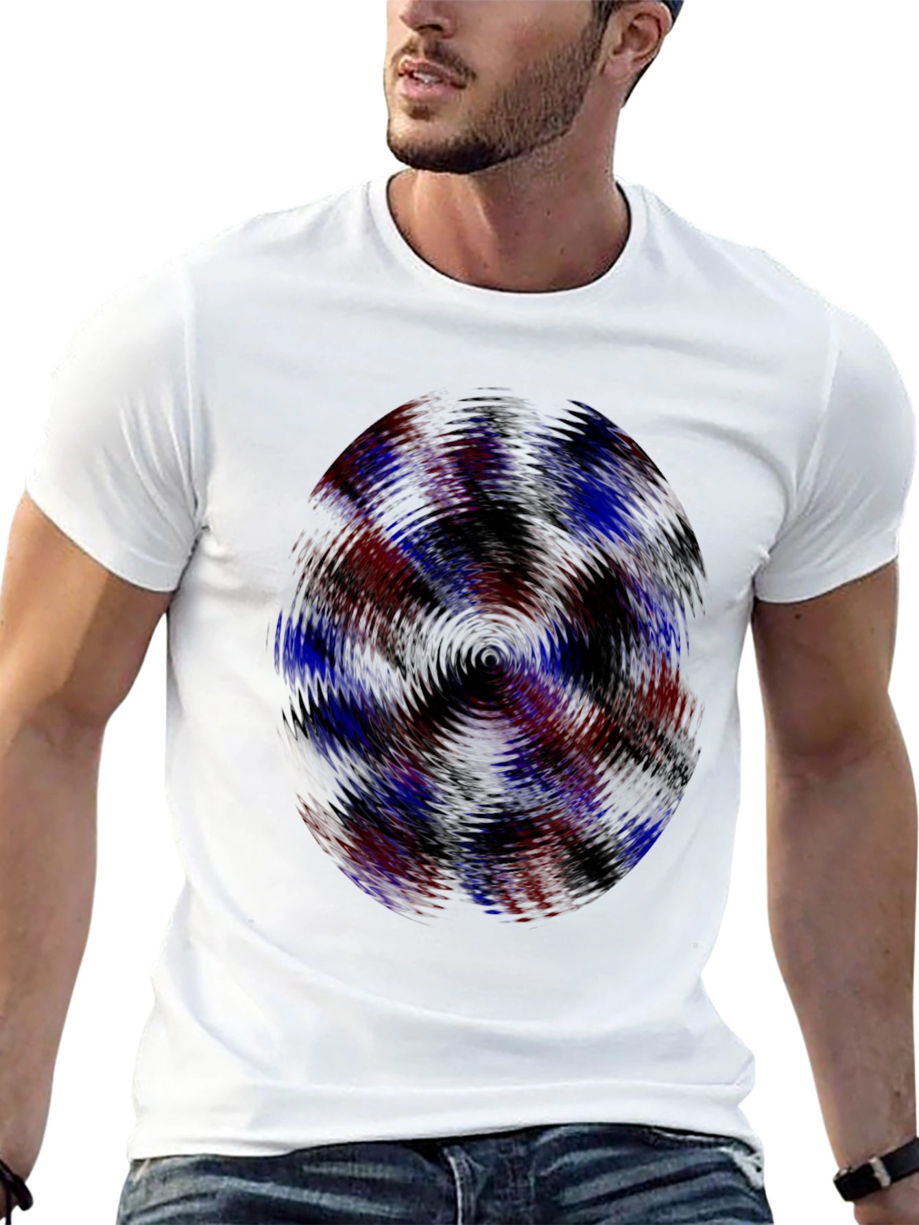Vortex Graphic Tee - Mens Black Casual Shirt