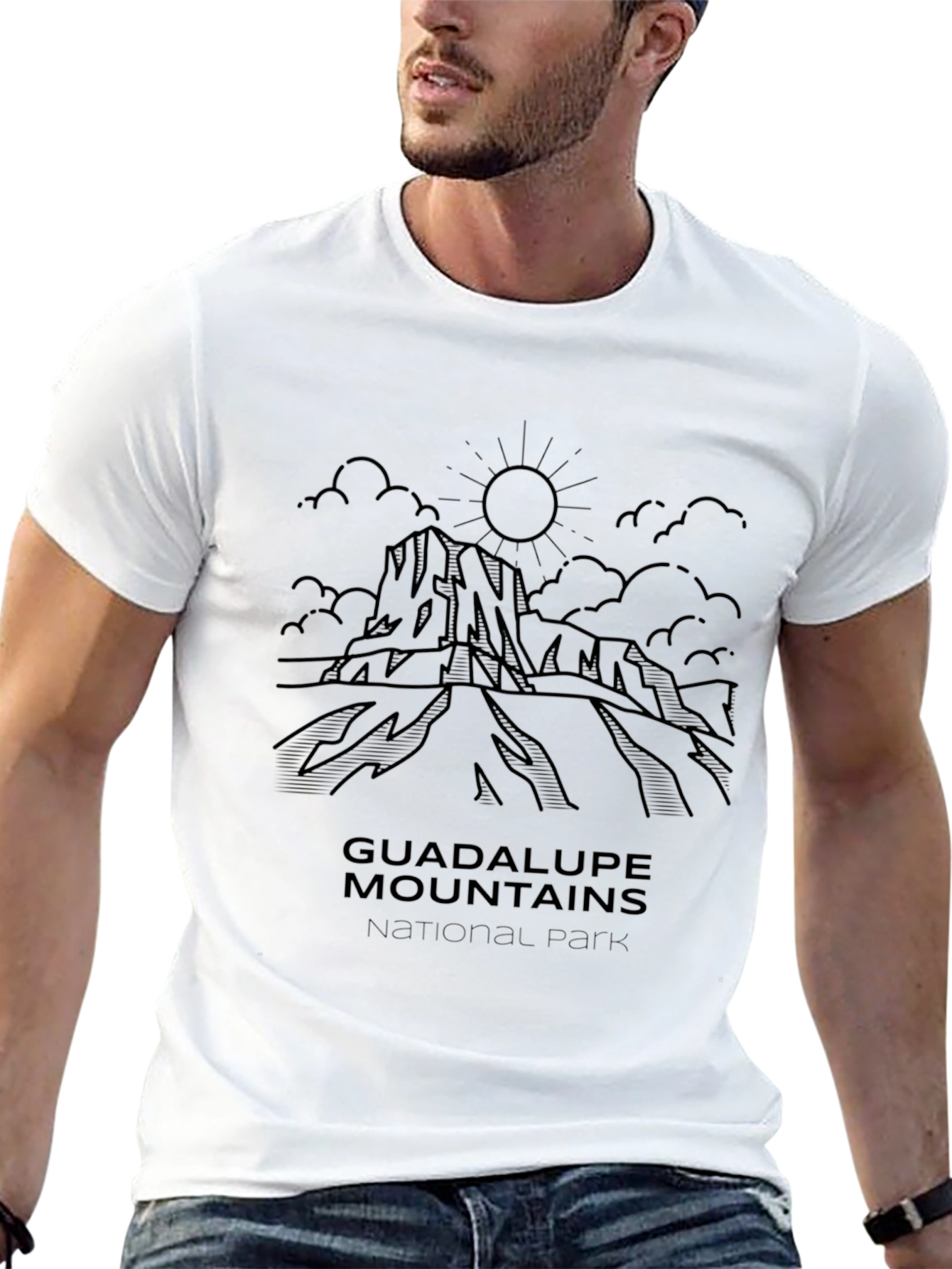 Guadalupe Mountains National Park Black T-Shirt