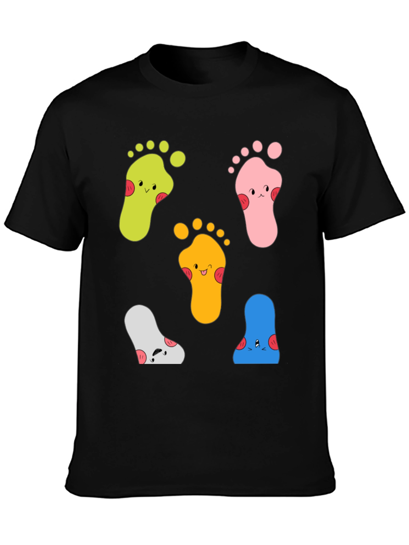Funky Feet Graphic Tee - Unisex Cotton T-Shirt