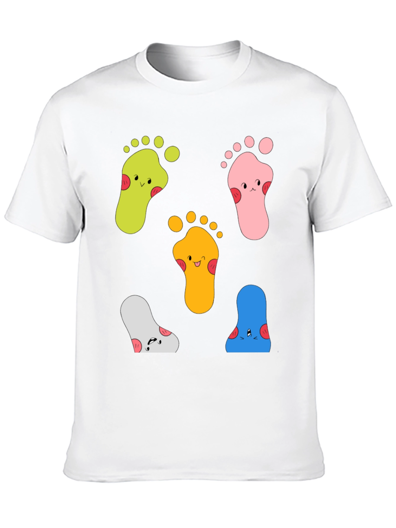 Funky Feet Graphic Tee - Unisex Cotton T-Shirt