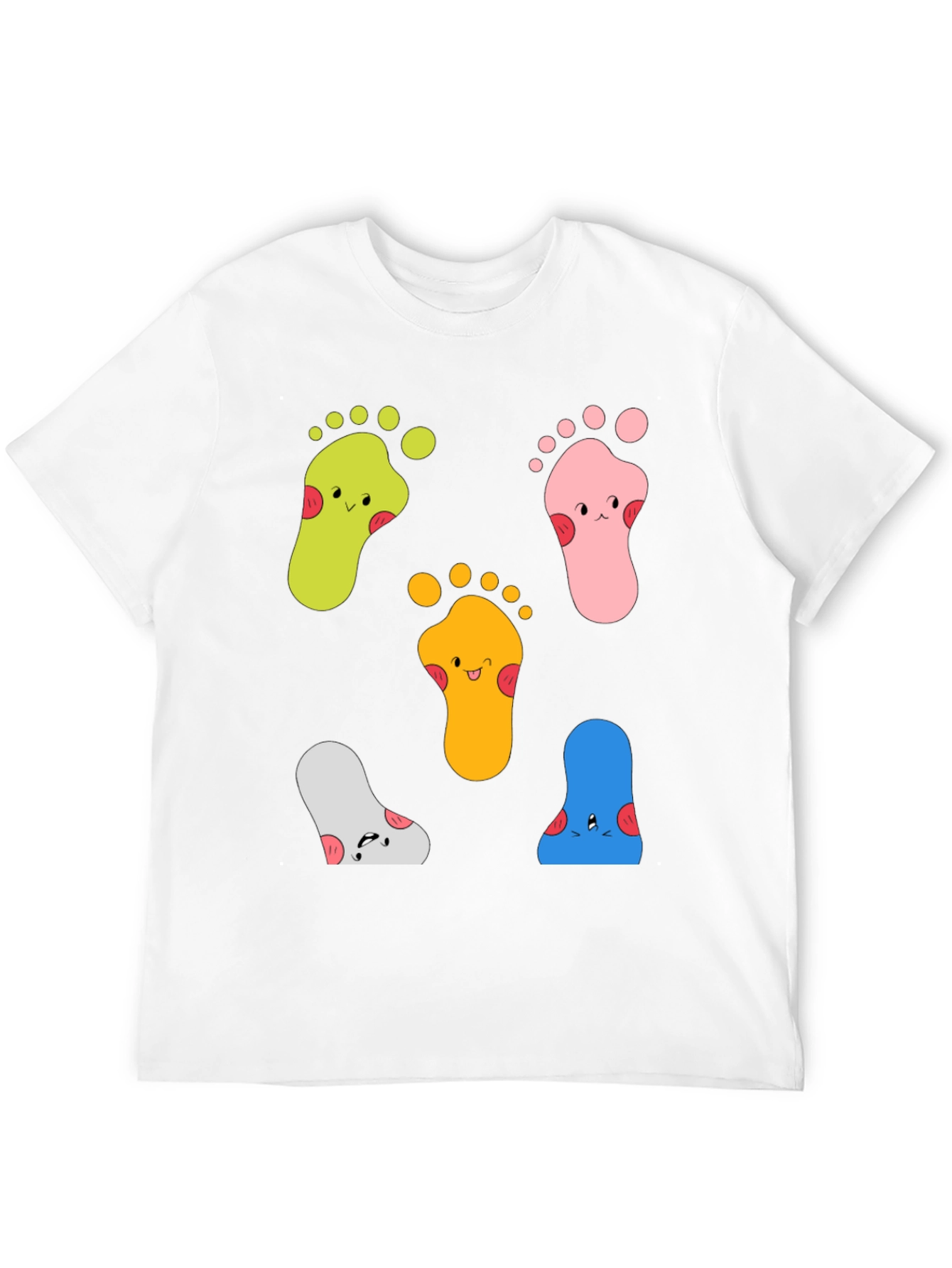 Funky Feet Graphic Tee - Unisex Cotton T-Shirt