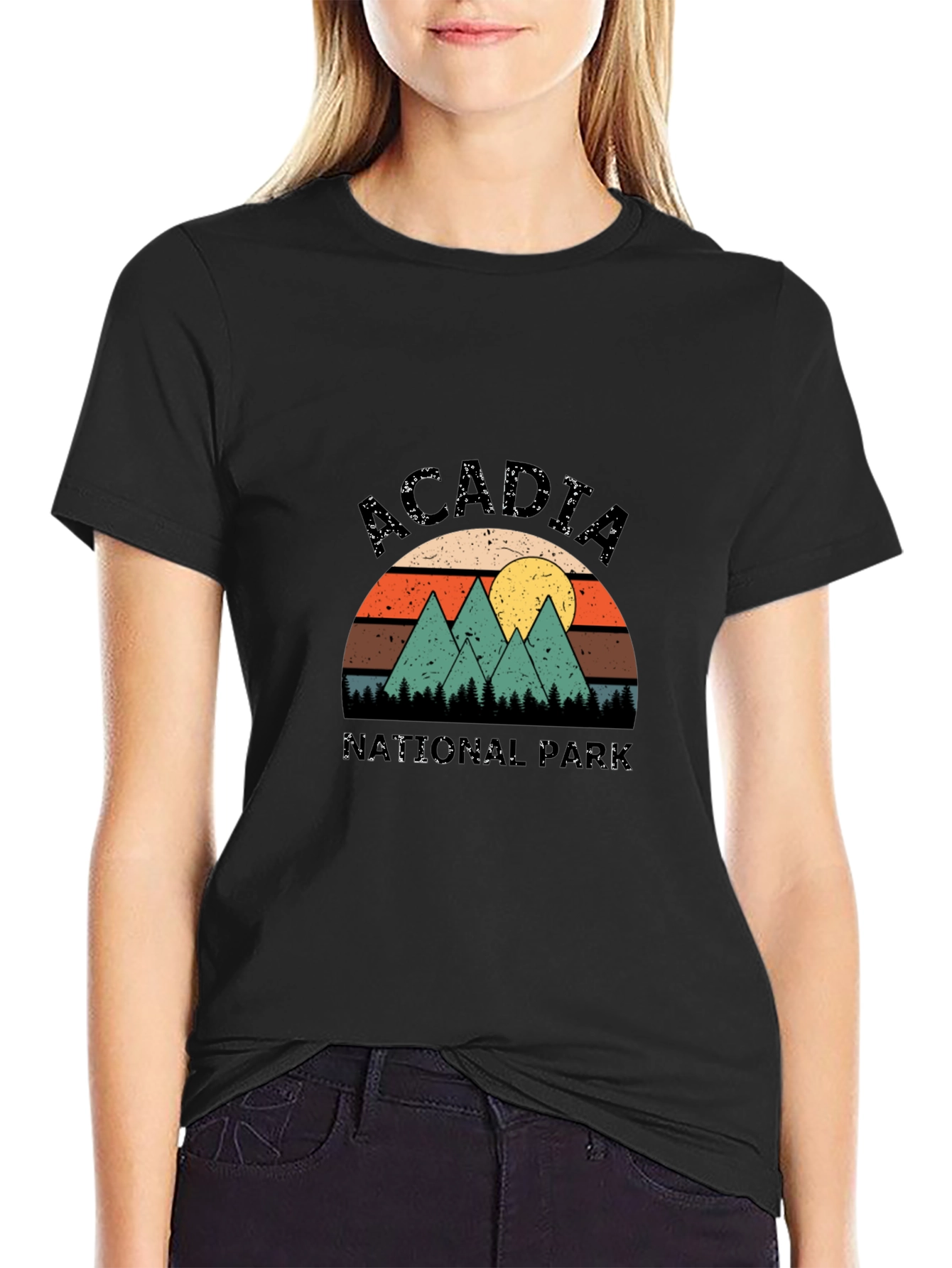 Acadia National Park Retro T-Shirt