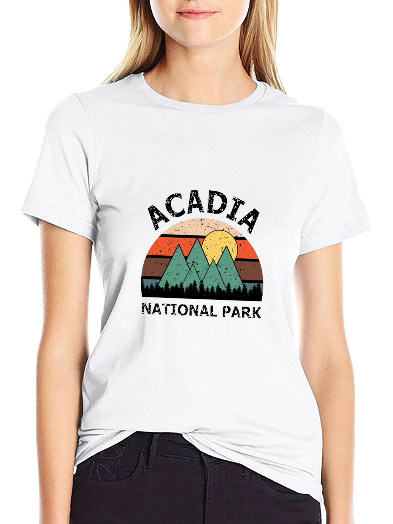 Acadia National Park Retro T-Shirt