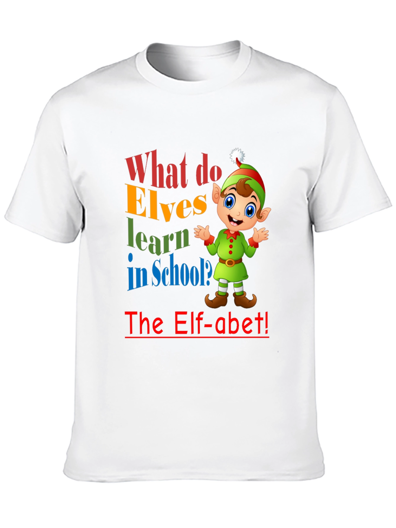 Elf-abet Christmas T-Shirt