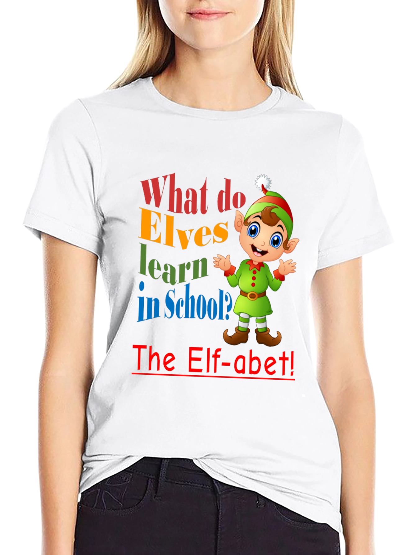 Elf-abet Christmas T-Shirt