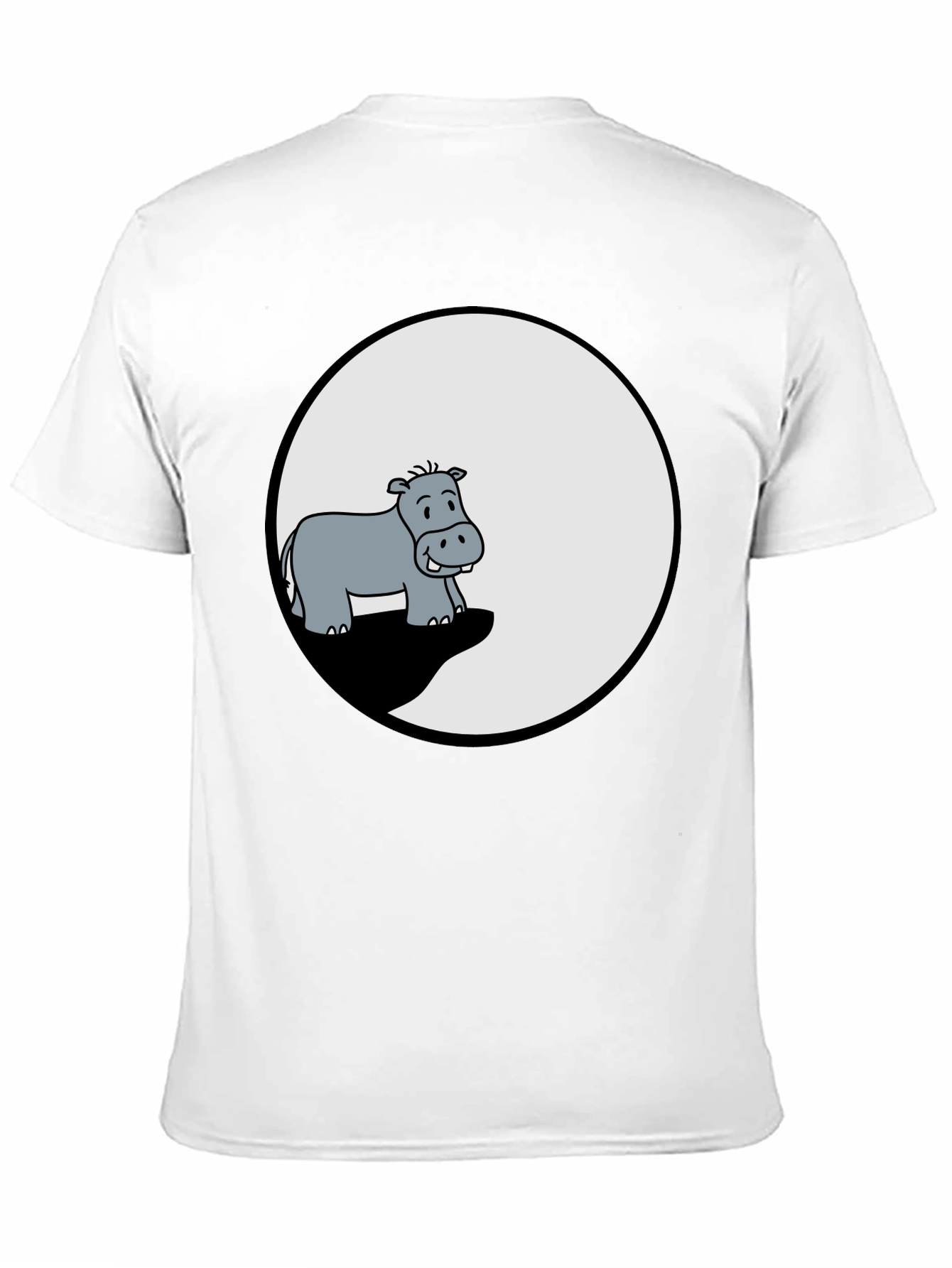 Hippo Graphic Tee - Mens Black T-Shirt