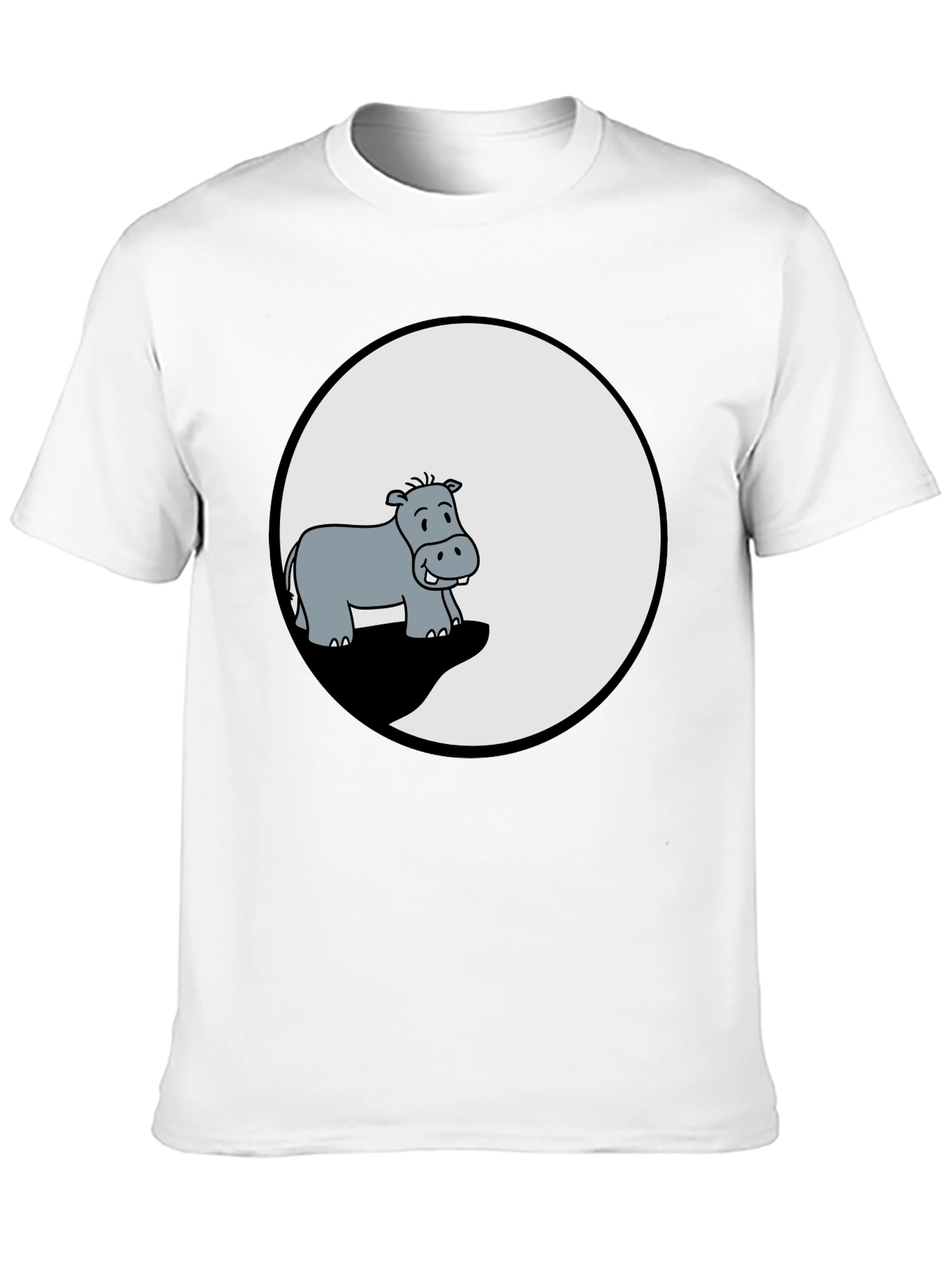 Hippo Graphic Tee - Mens Black T-Shirt