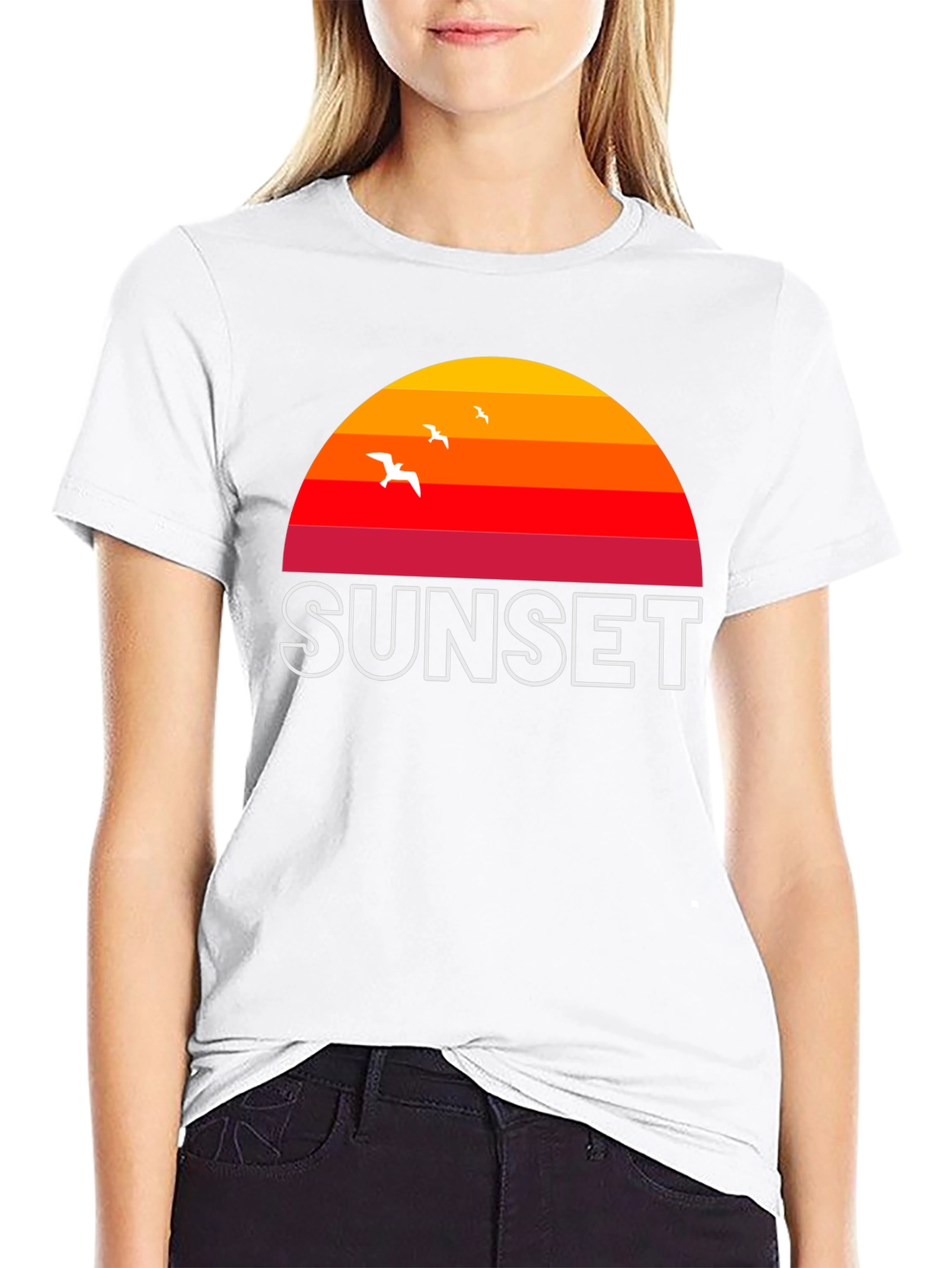 Sunset Graphic T-Shirt - Retro Style Tee