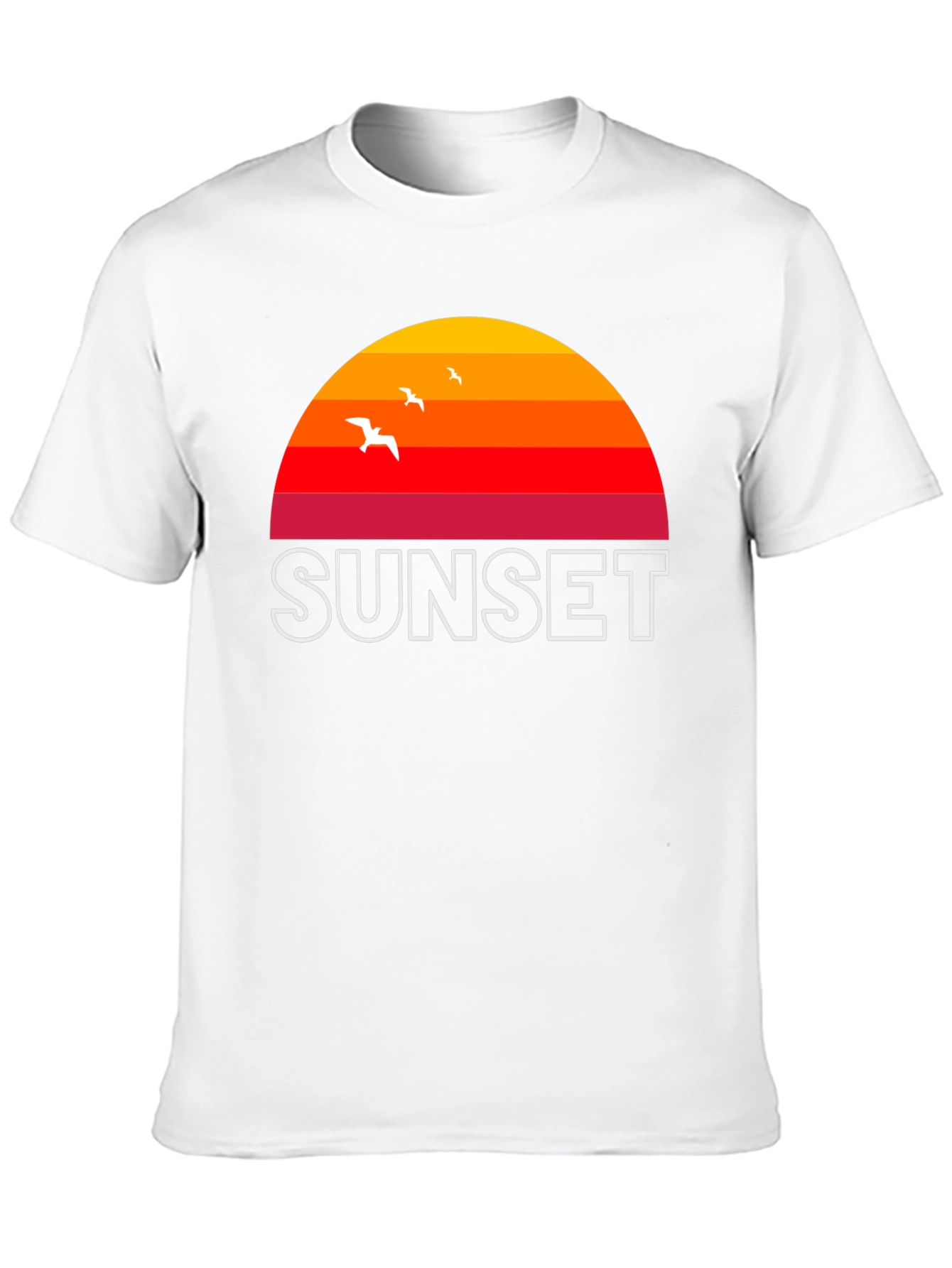 Sunset Graphic T-Shirt - Retro Style Tee