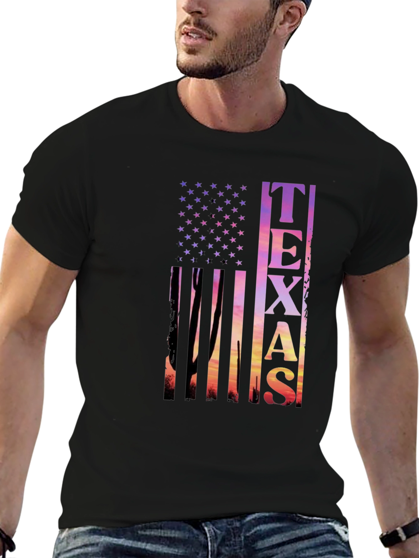 Texas Flag Graphic T-Shirt - Mens