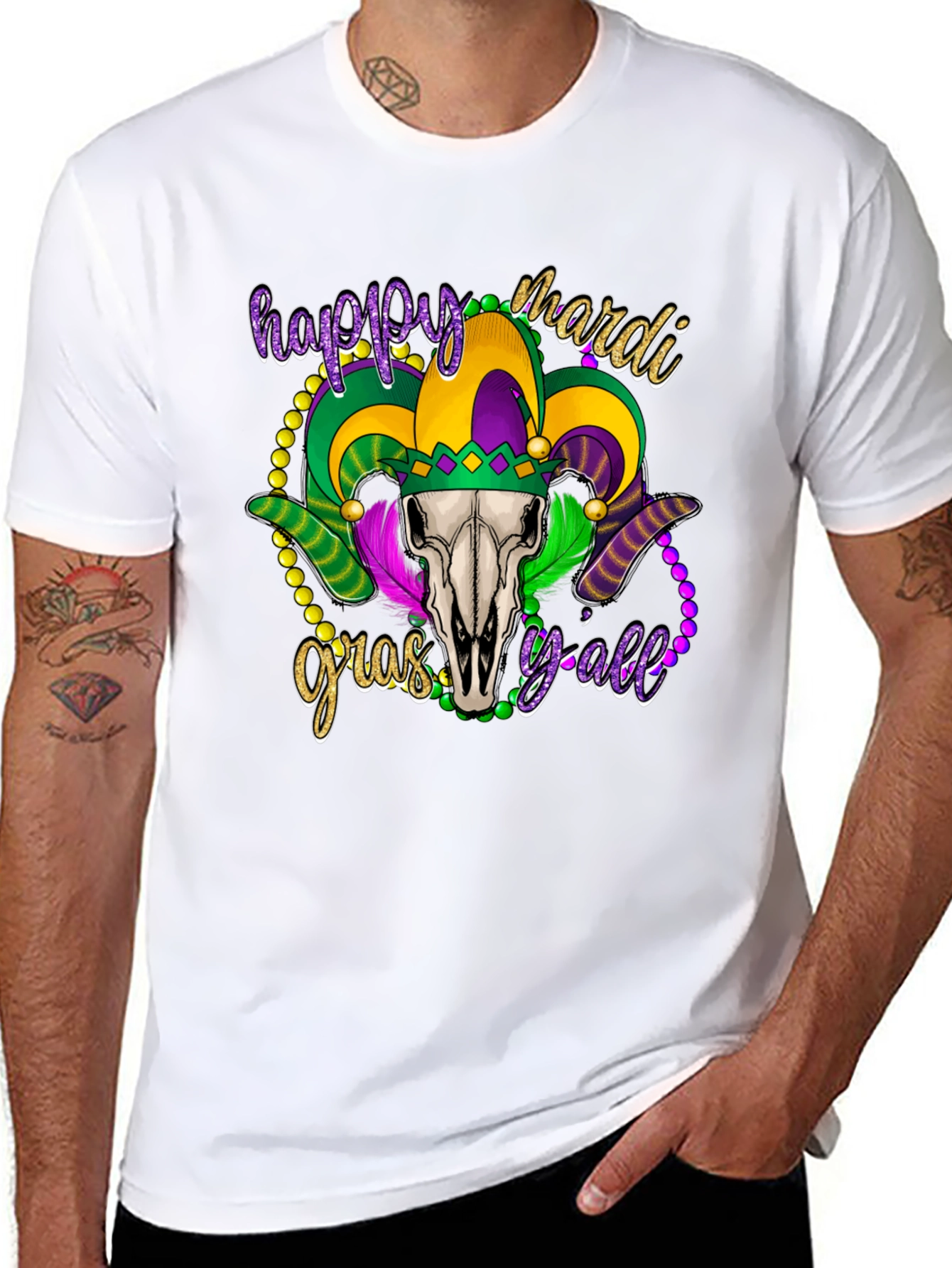 Mardi Gras Yall T-Shirt