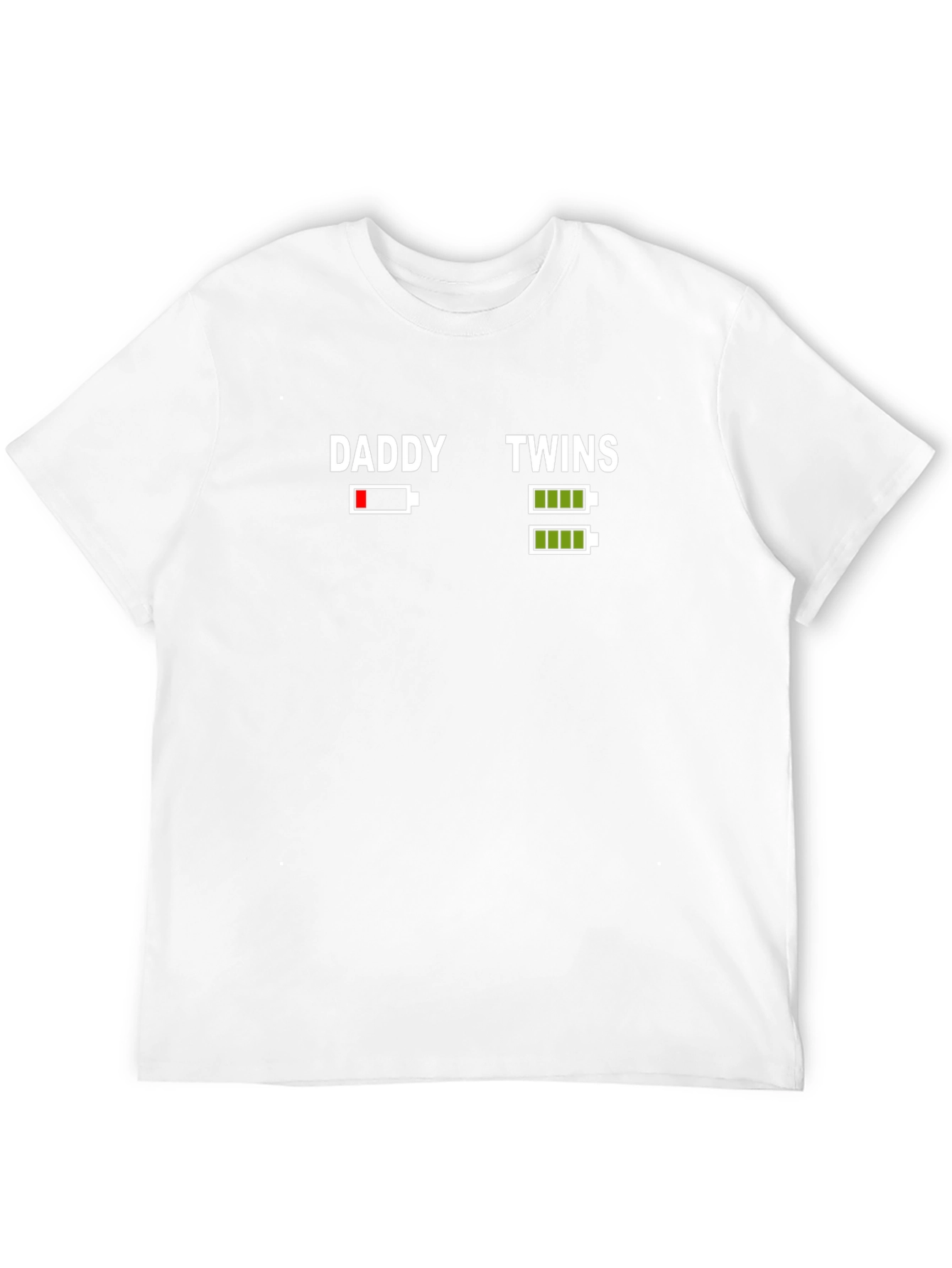 Daddy Twins Funny Graphic T-Shirt