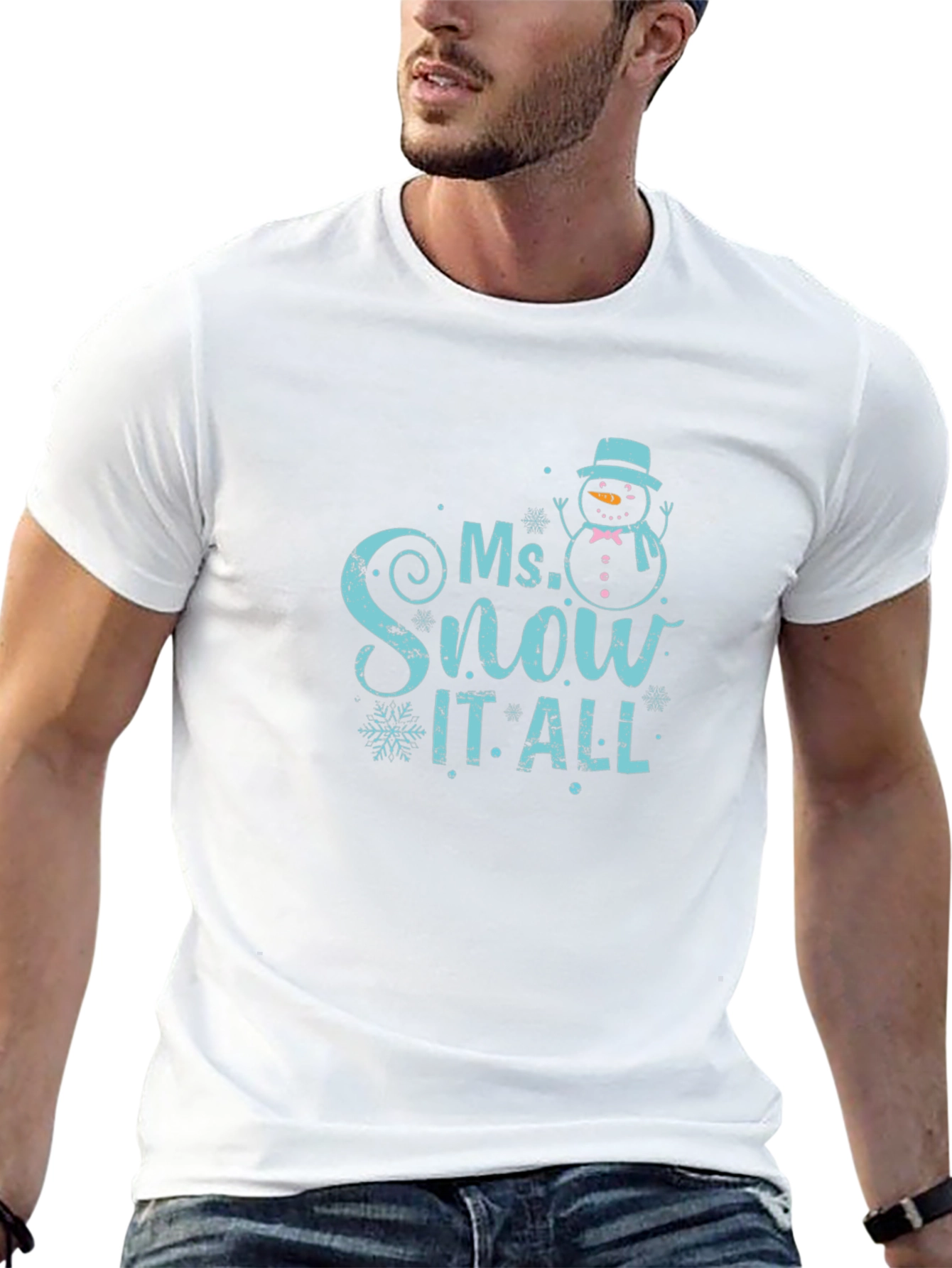 Ms. Snow It All T-Shirt - Winter Holiday Fun