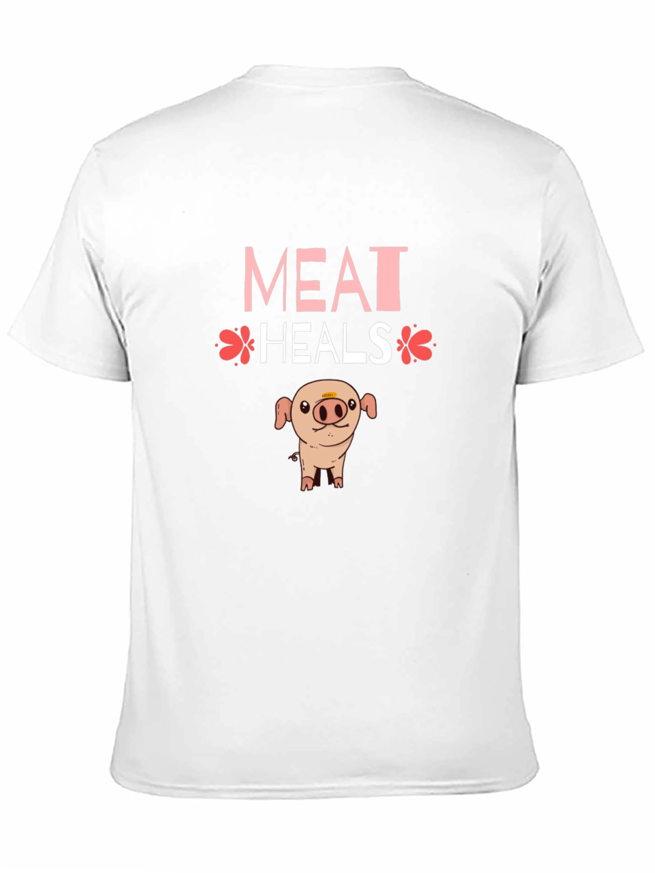 Meat Heals T-Shirt - Novelty Pig Design