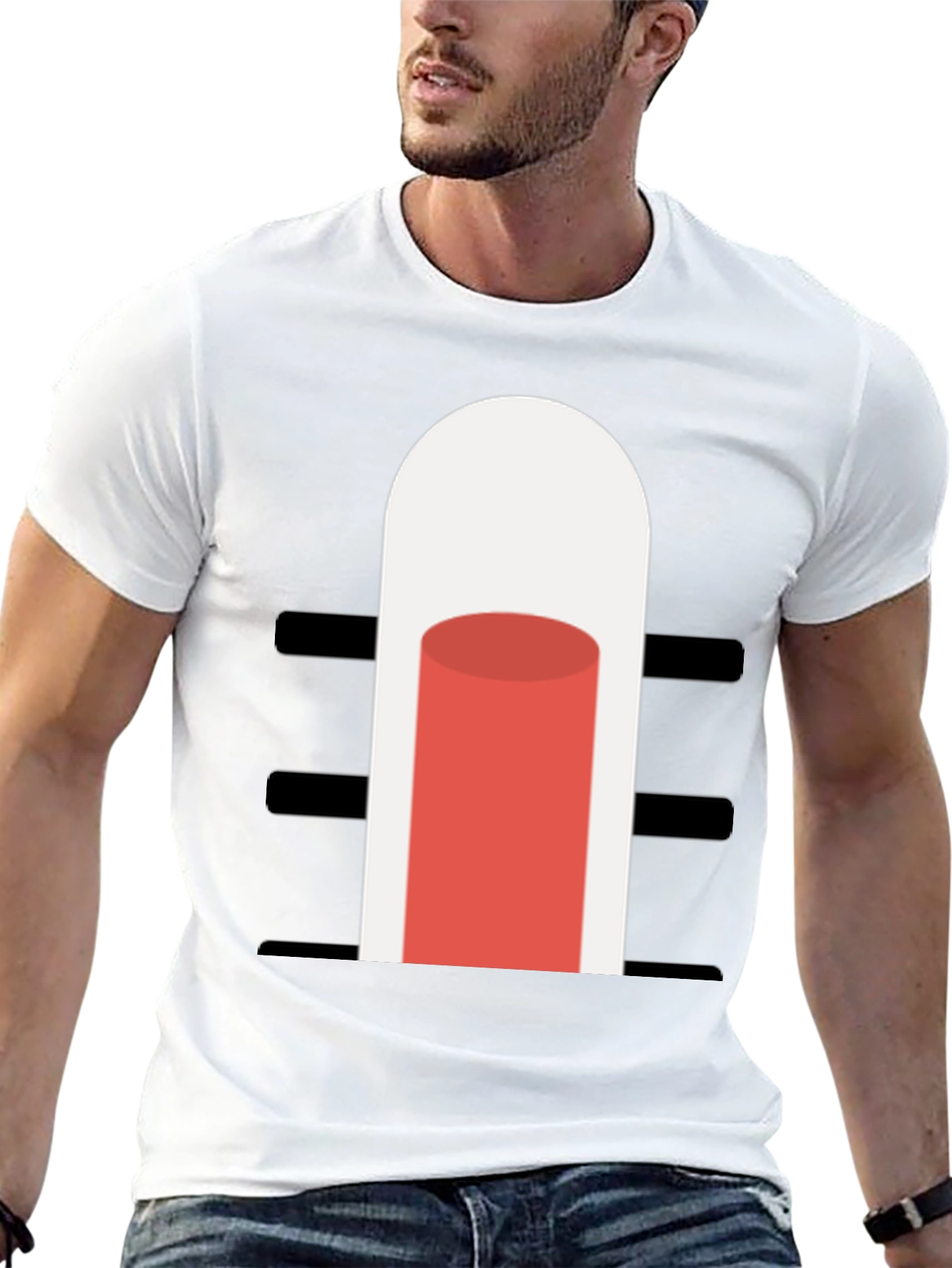 Modern Graphic Tee - Minimalist Design