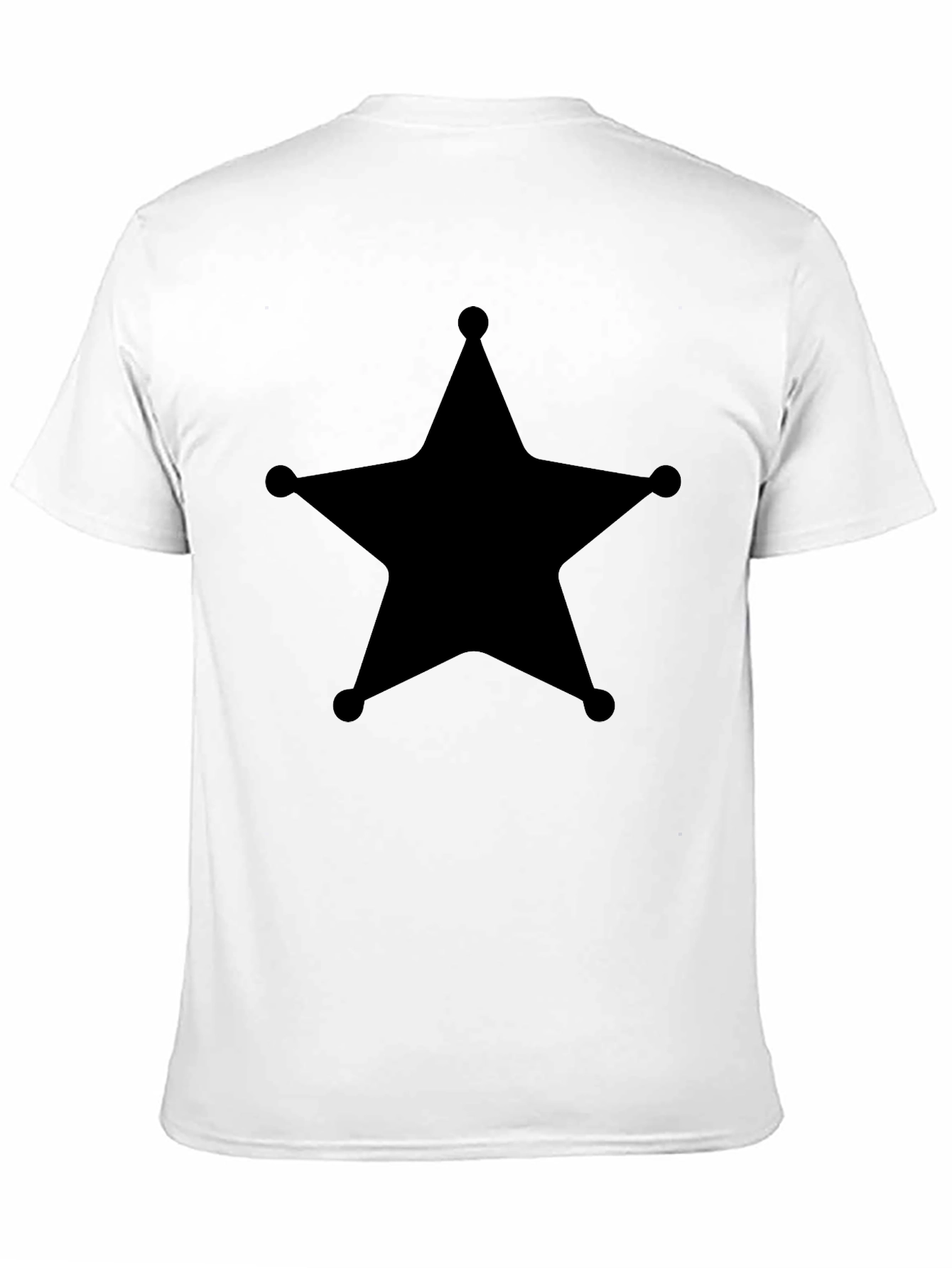 Sheriff Star Tee - Classic Black T-Shirt