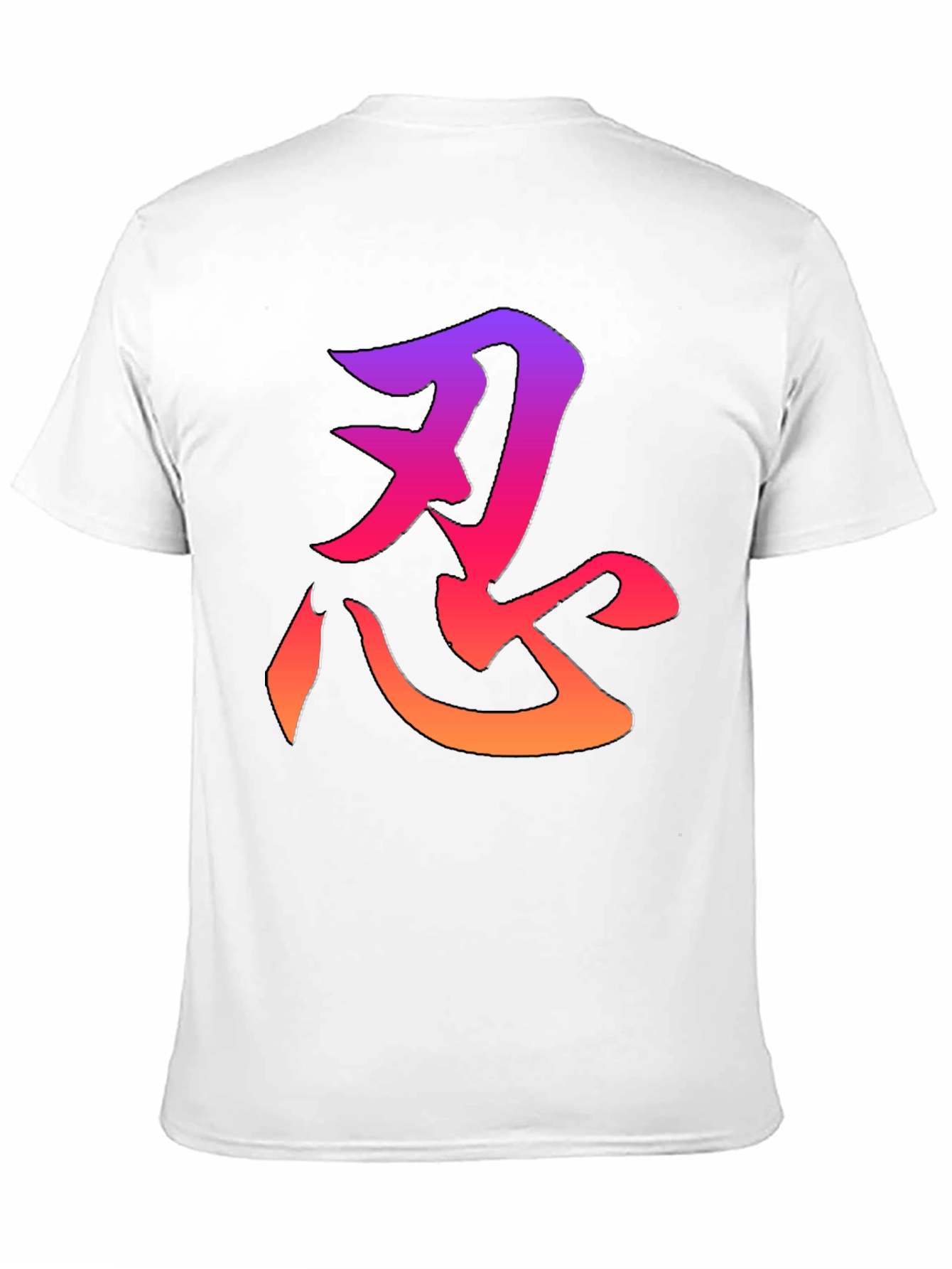 Ninja Symbol T-Shirt - Gradient Design