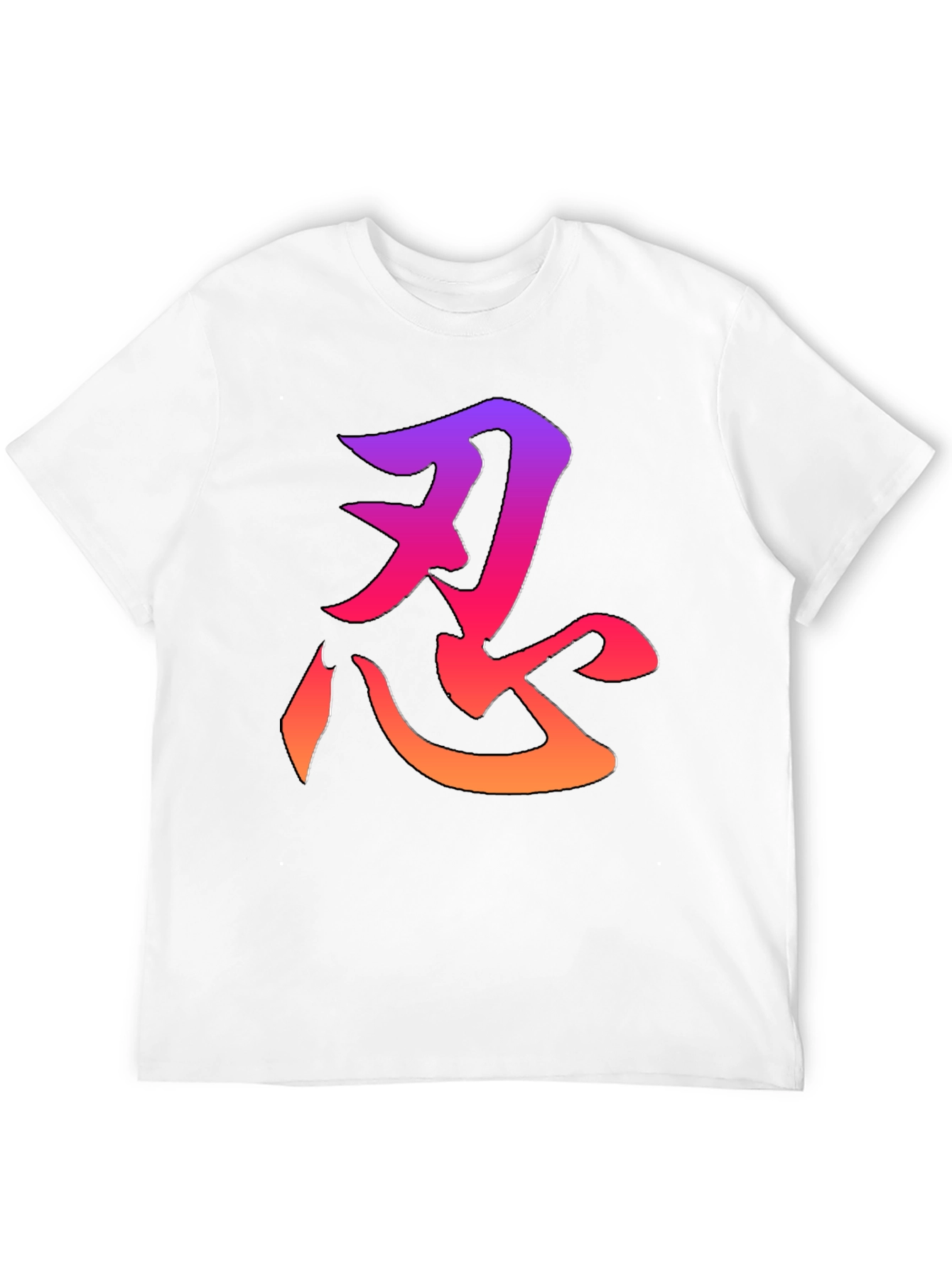 Ninja Symbol T-Shirt - Gradient Design