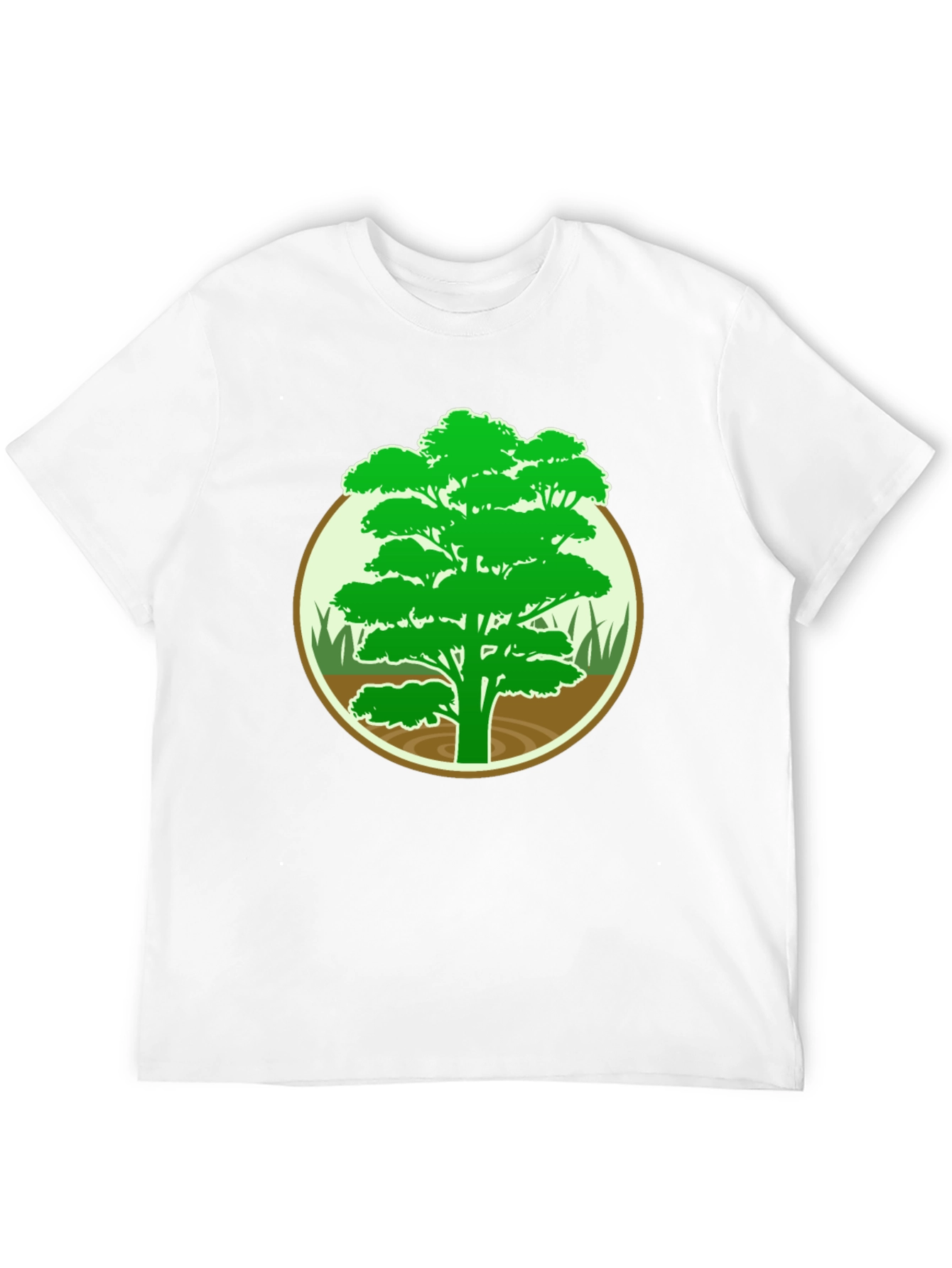 Nature Tree Graphic Tee - Mens Black T-Shirt