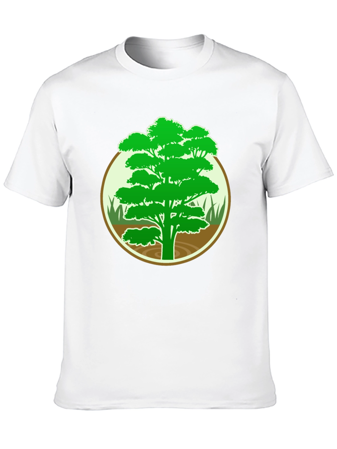 Nature Tree Graphic Tee - Mens Black T-Shirt