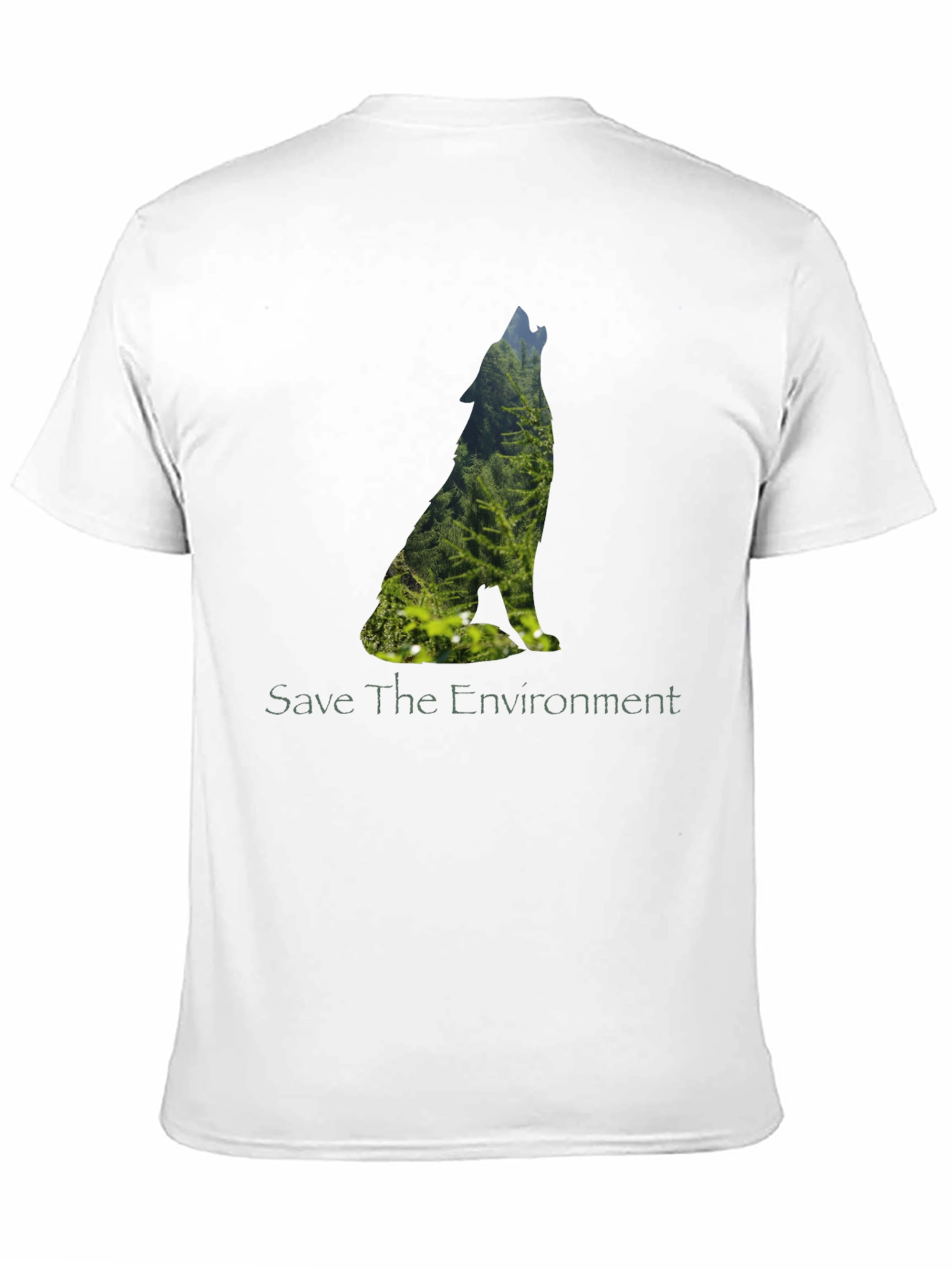 Save the Environment Wolf Graphic Tee