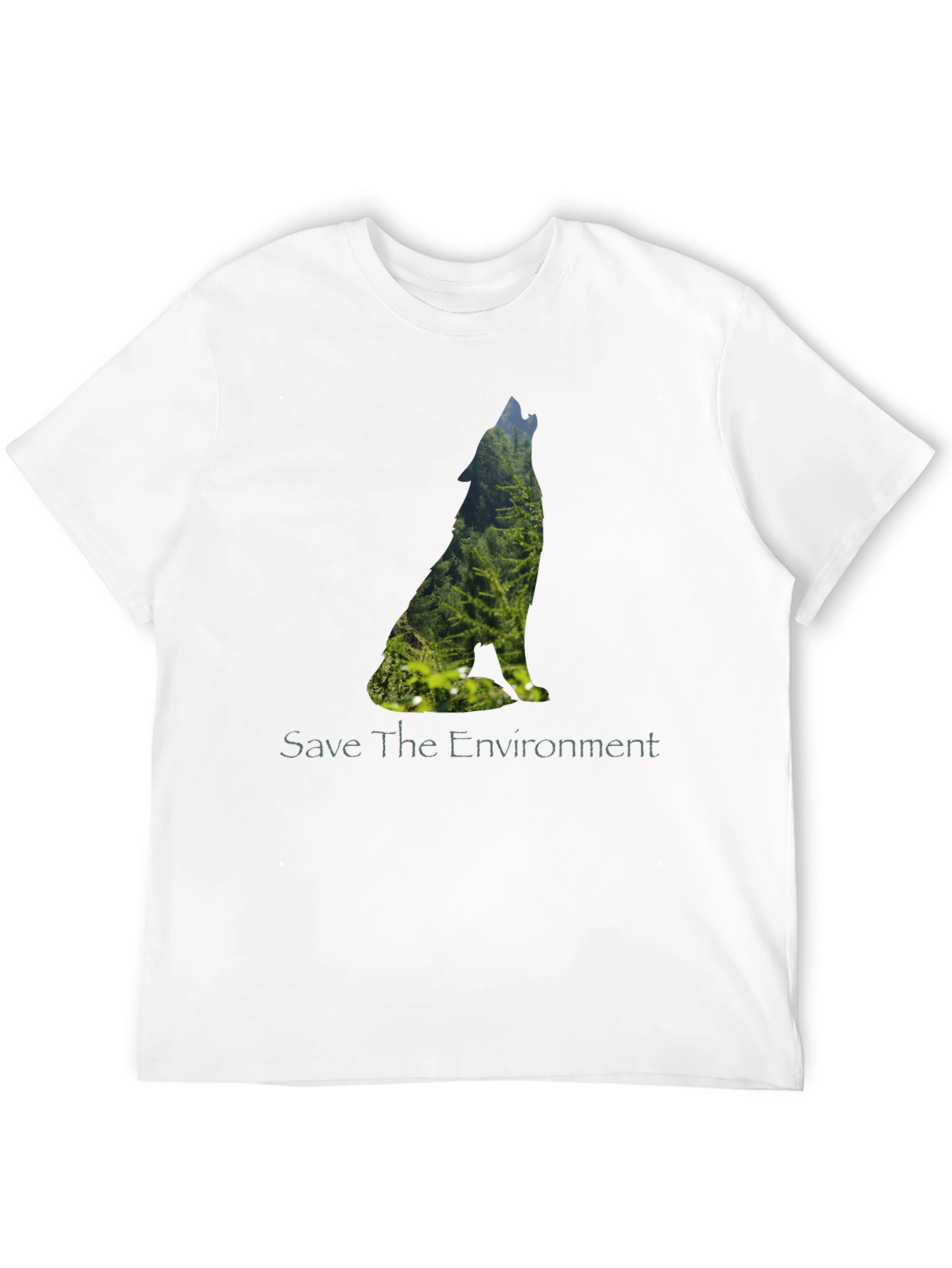 Save the Environment Wolf Graphic Tee
