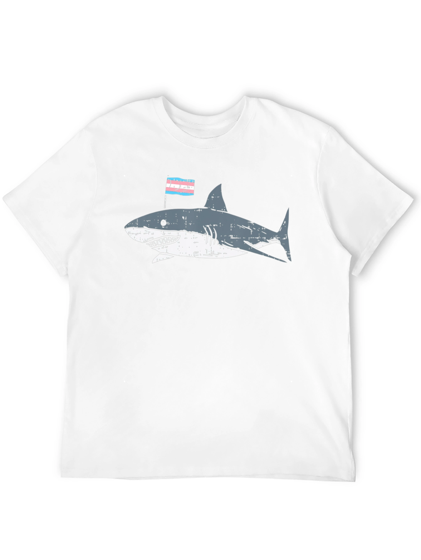 Transgender Shark T-Shirt - Prideful Ocean Lover