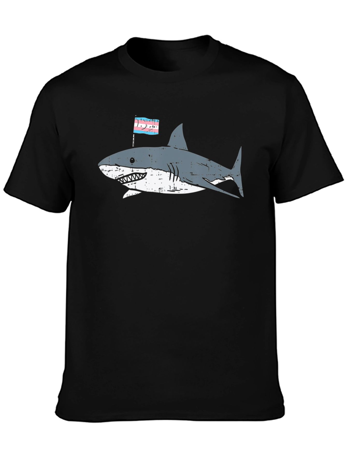 Transgender Shark T-Shirt - Prideful Ocean Lover