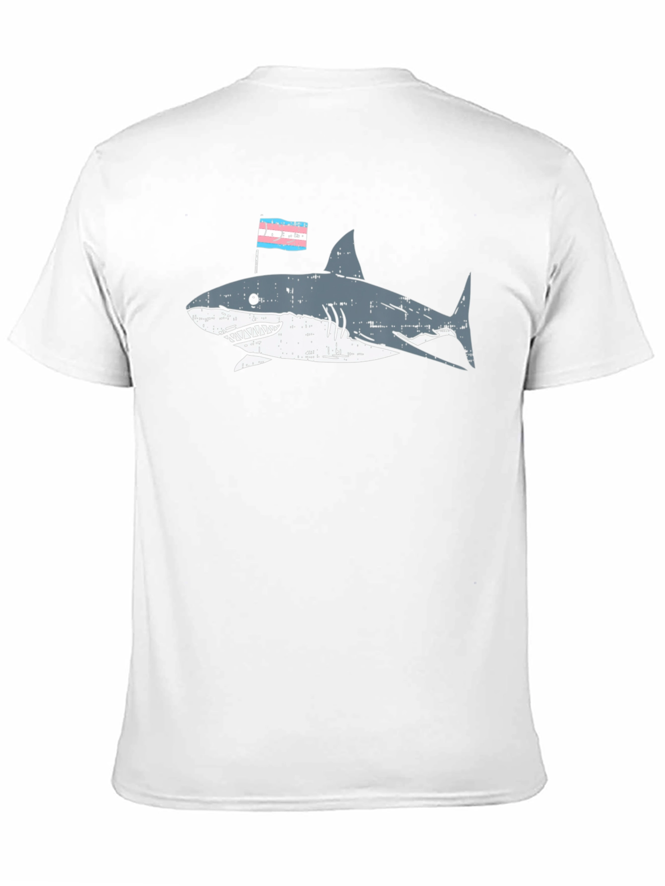 Transgender Shark T-Shirt - Prideful Ocean Lover