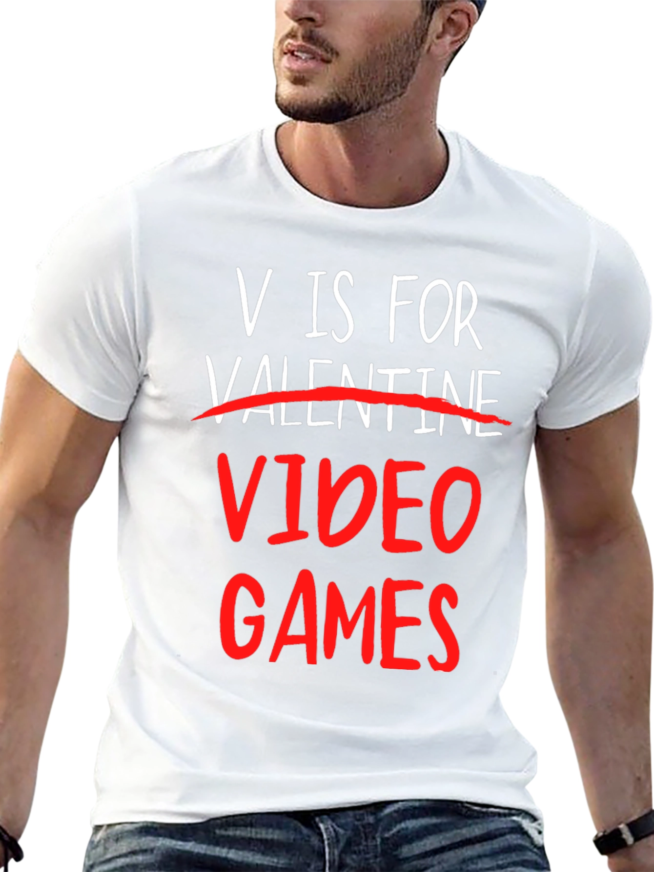 V is for Video Games Graphic Tee