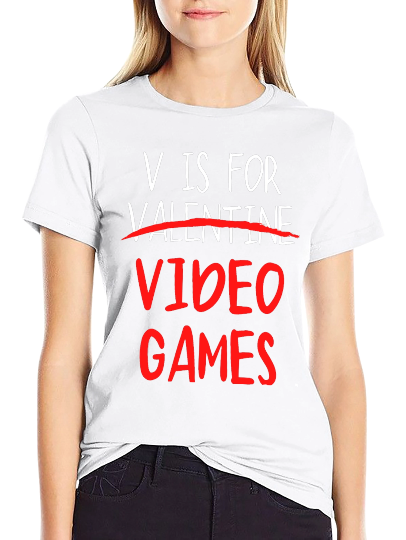 V is for Video Games Graphic Tee