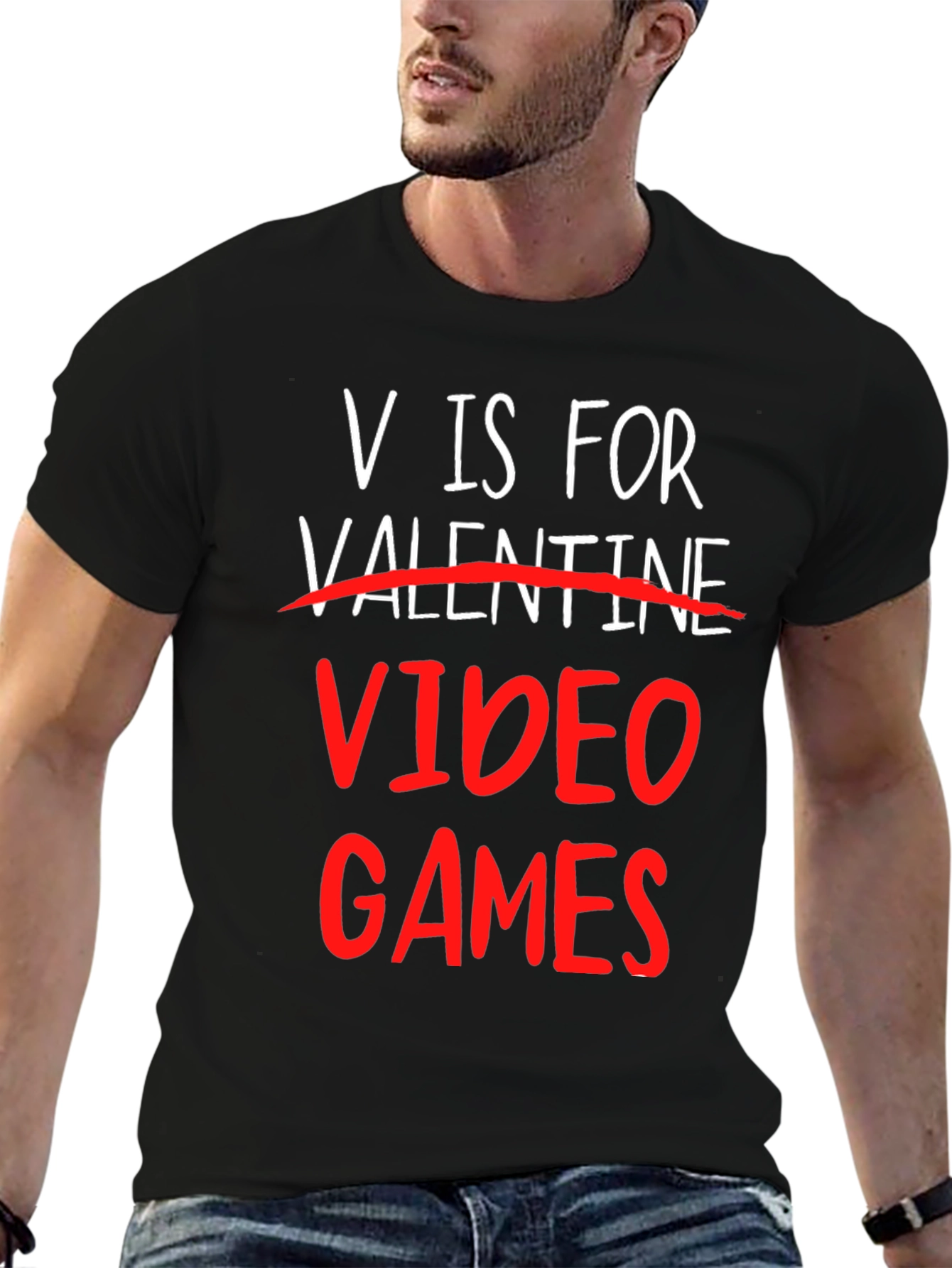 V is for Video Games Graphic Tee