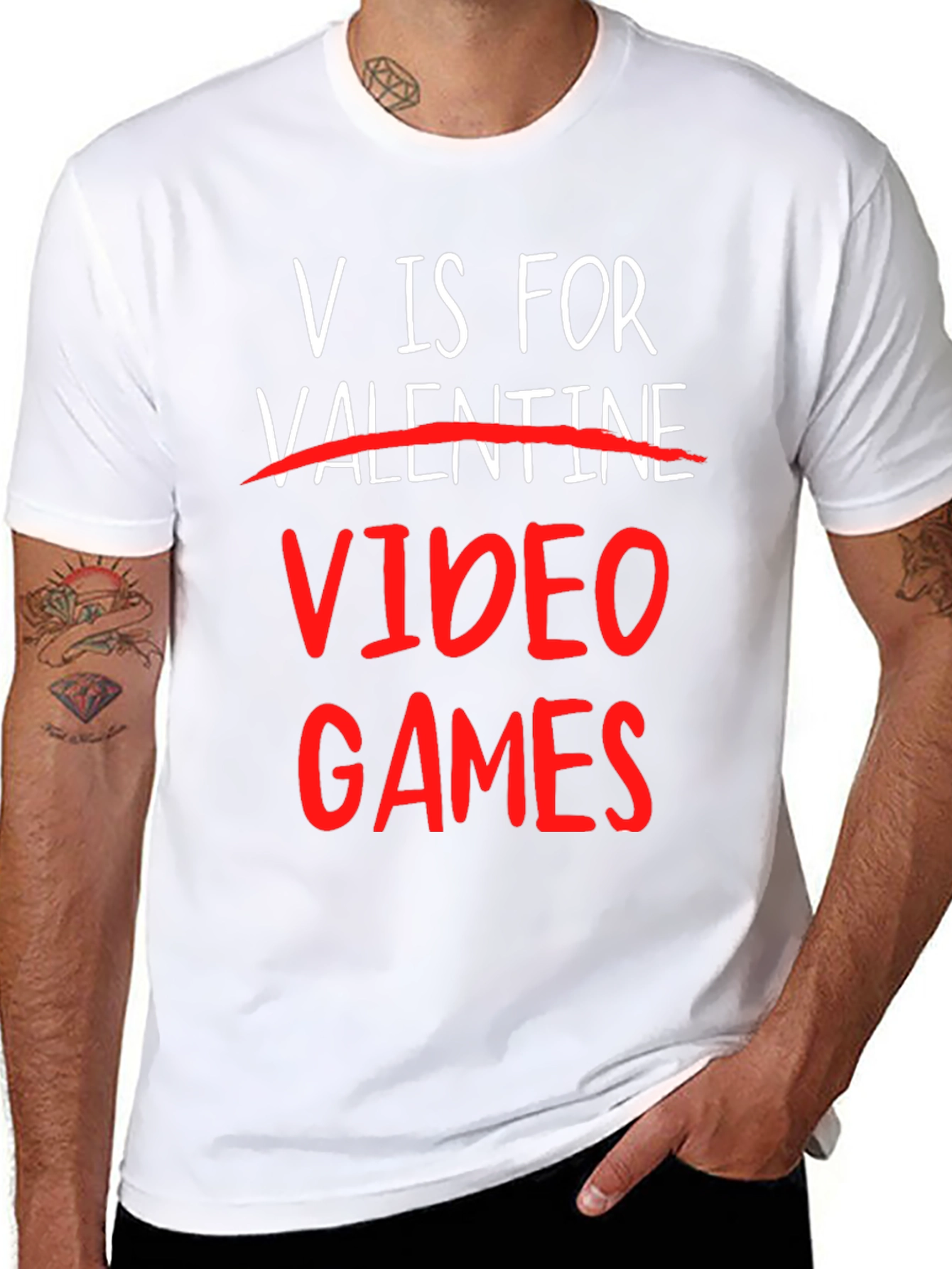 V is for Video Games Graphic Tee