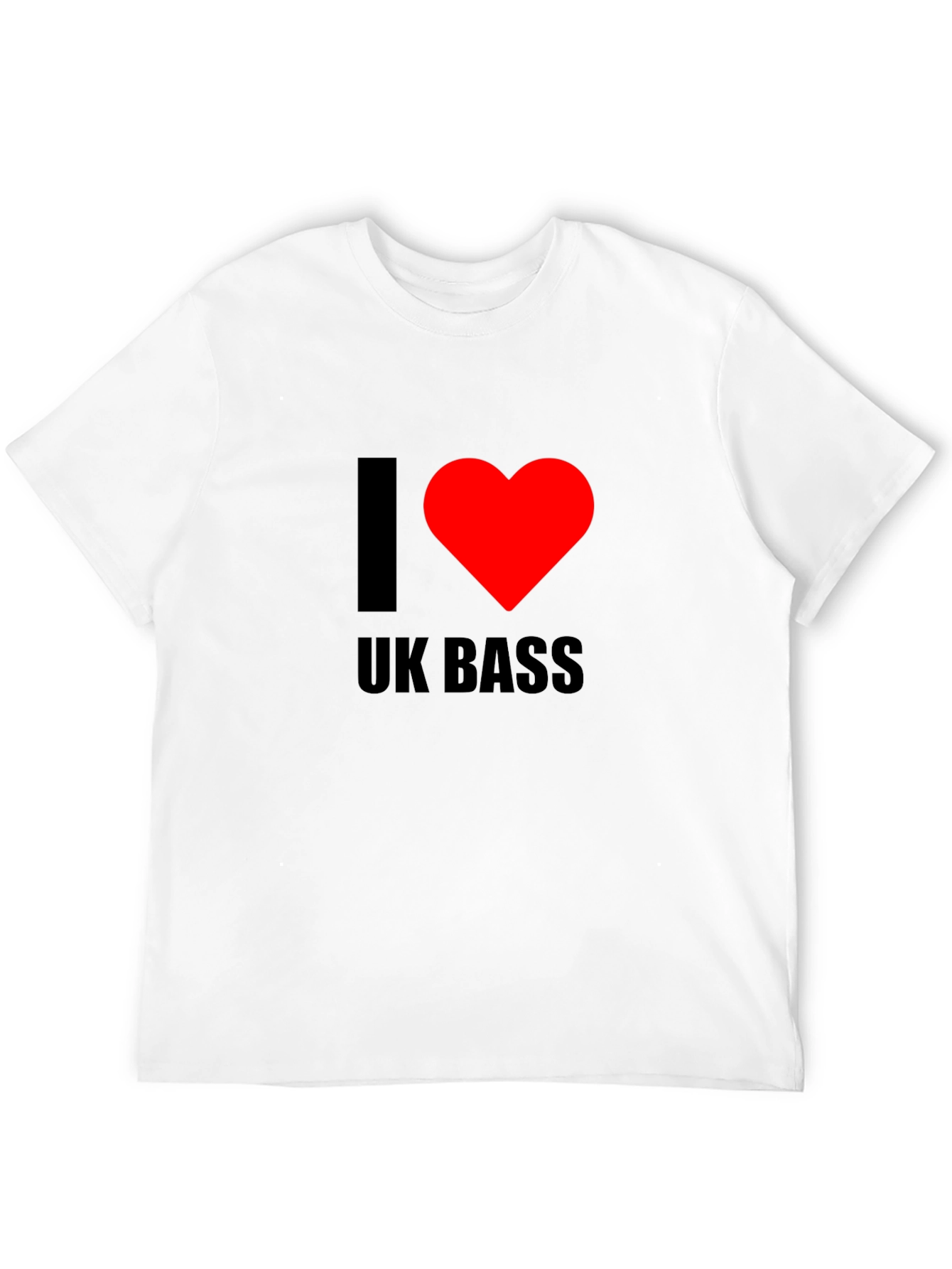 I Heart UK Bass Black T-Shirt