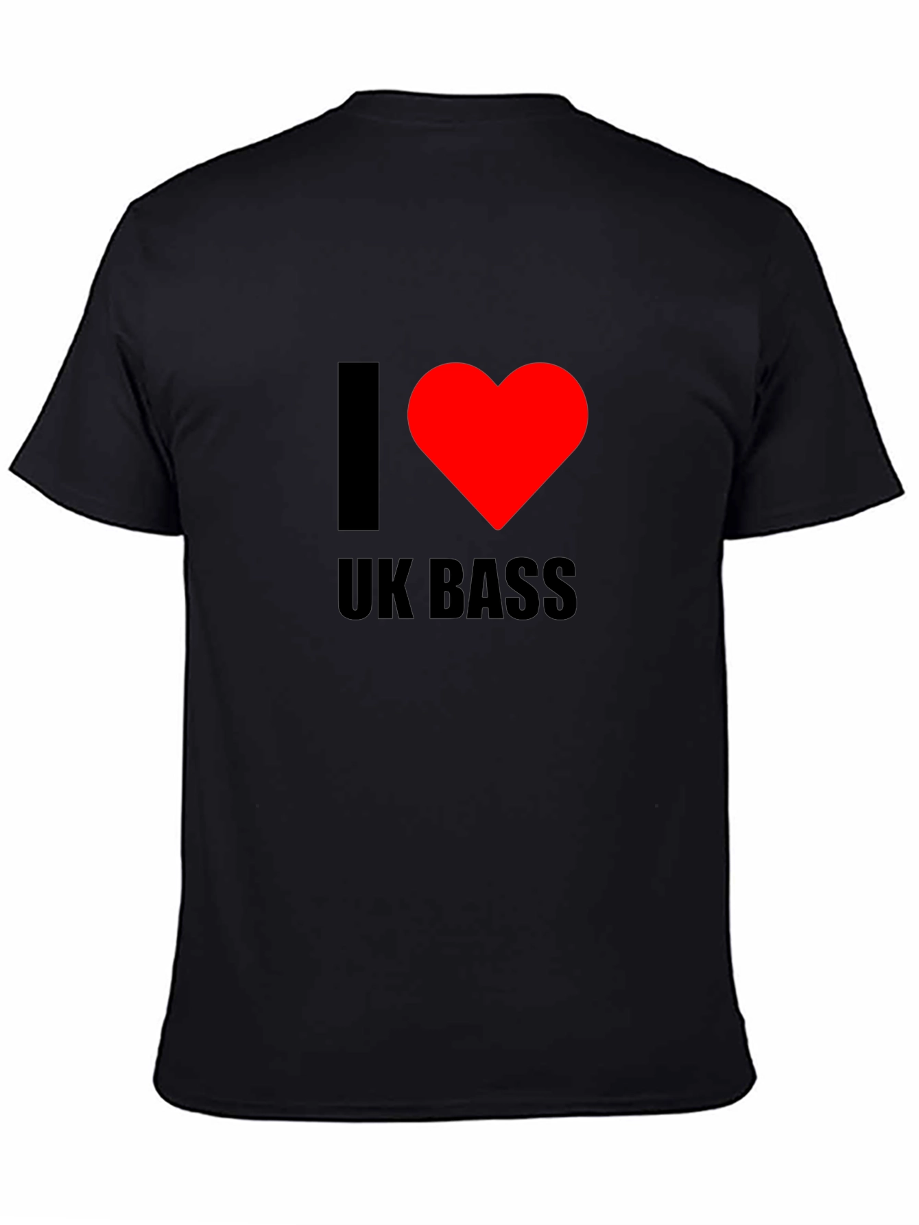 I Heart UK Bass Black T-Shirt