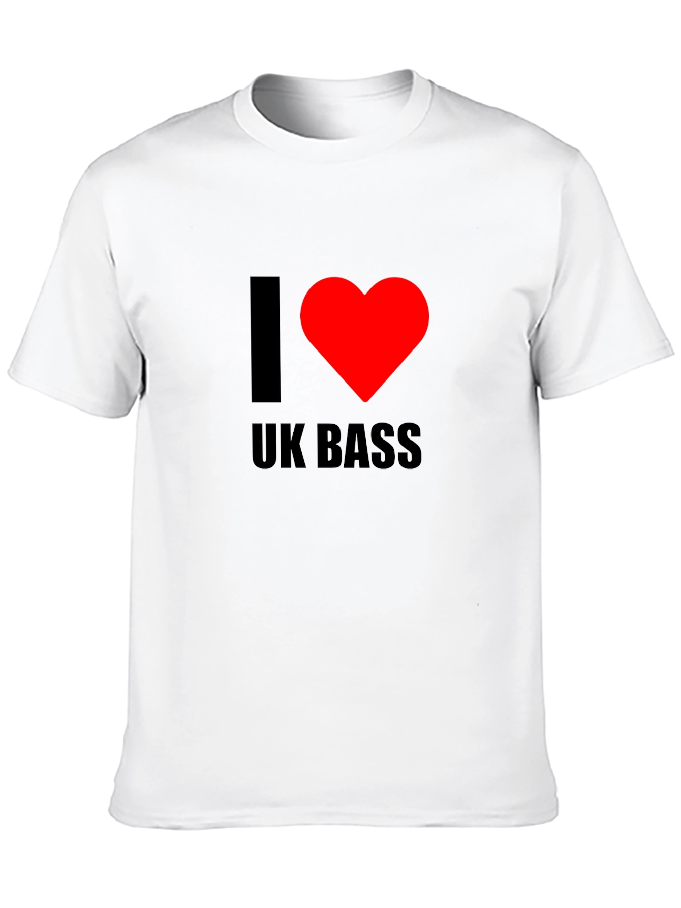 I Heart UK Bass Black T-Shirt
