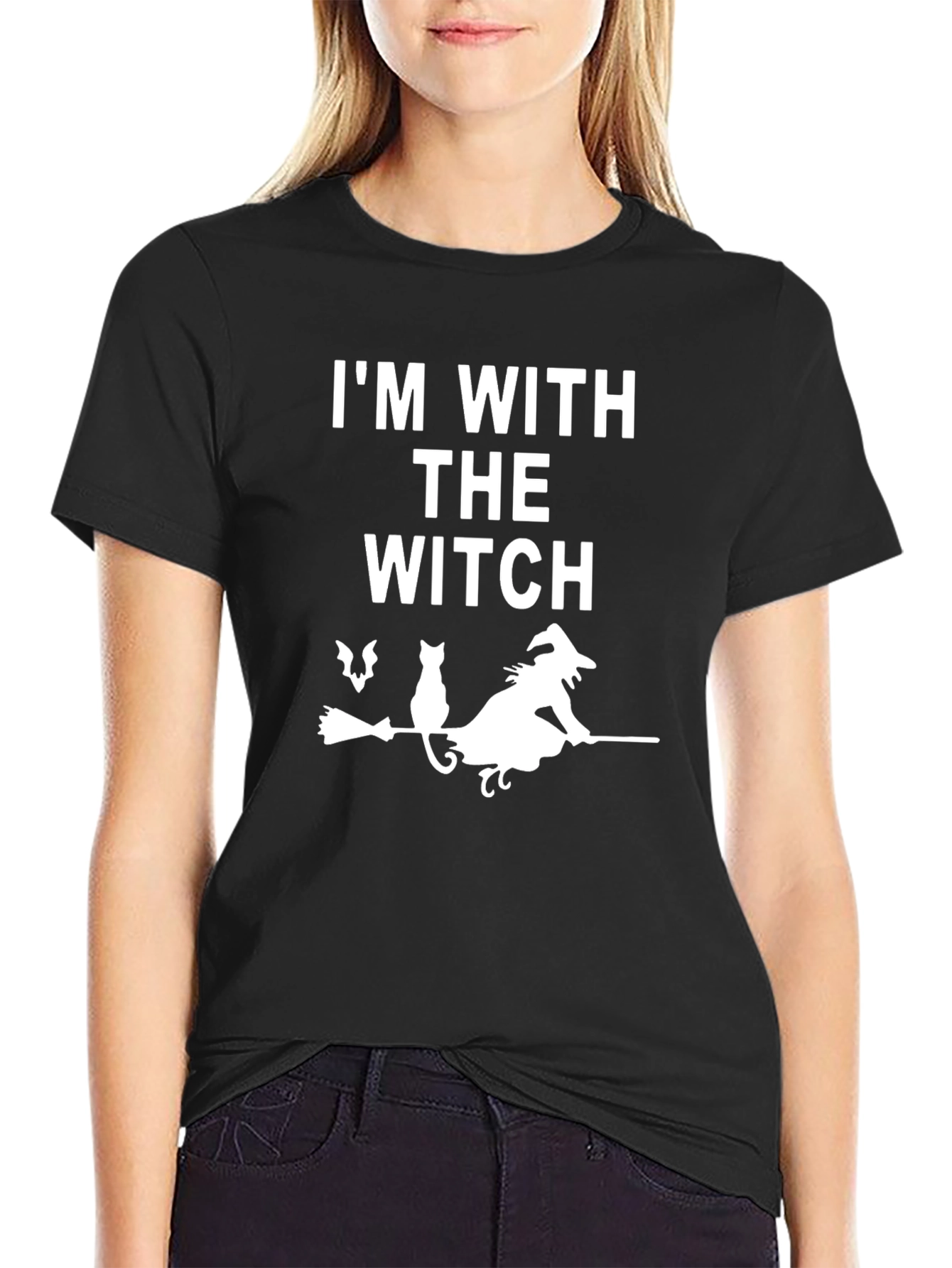 Im With The Witch T-Shirt - Halloween Fun!