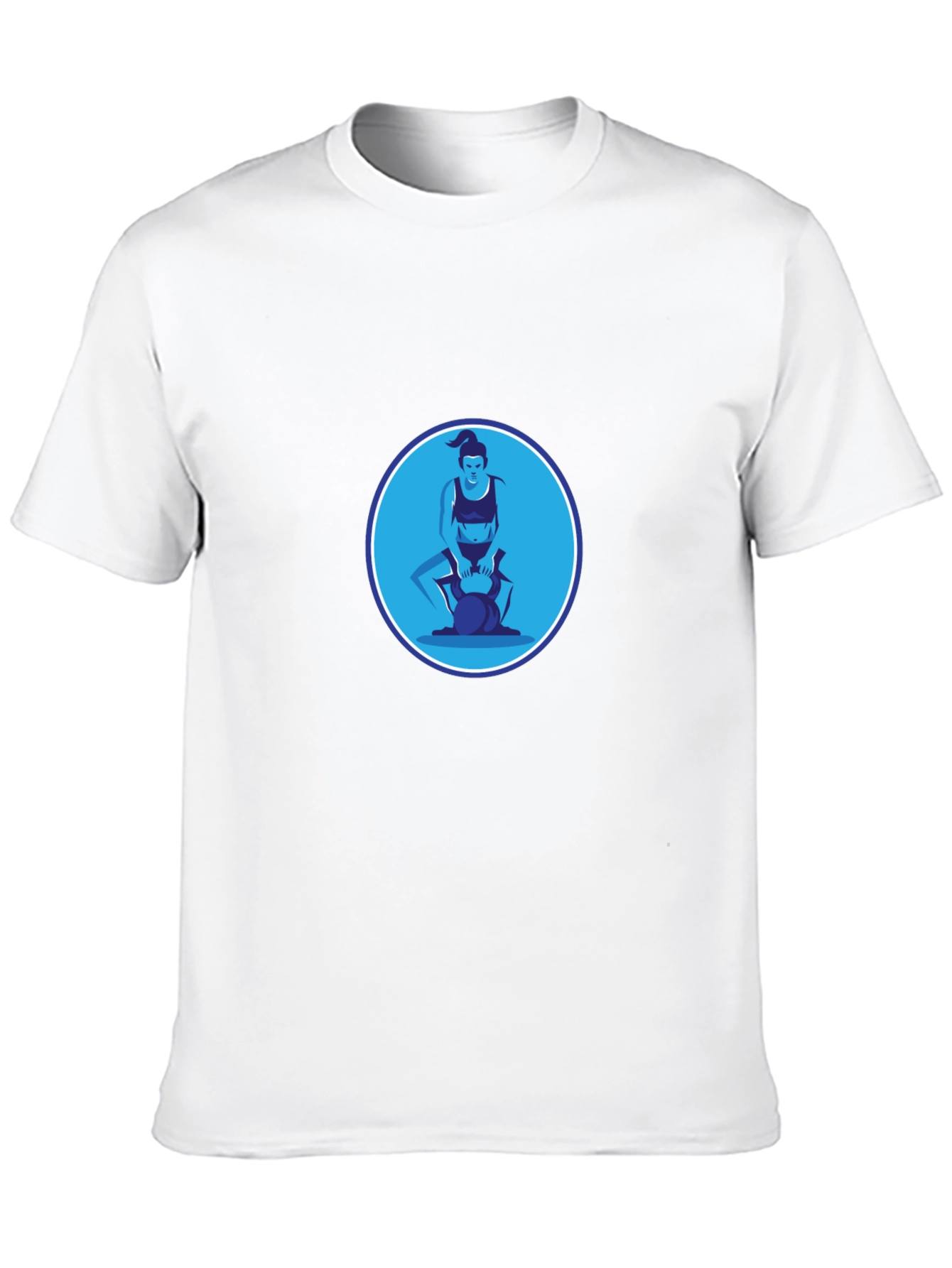 Workout Graphic Tee - Kettlebell Design